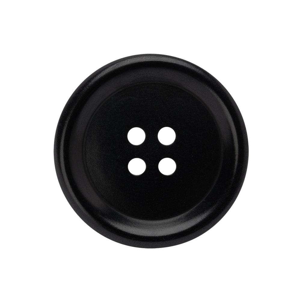 Plastic 4-Hole Button - 40L/25.5mm - Black - Joann Fabrics