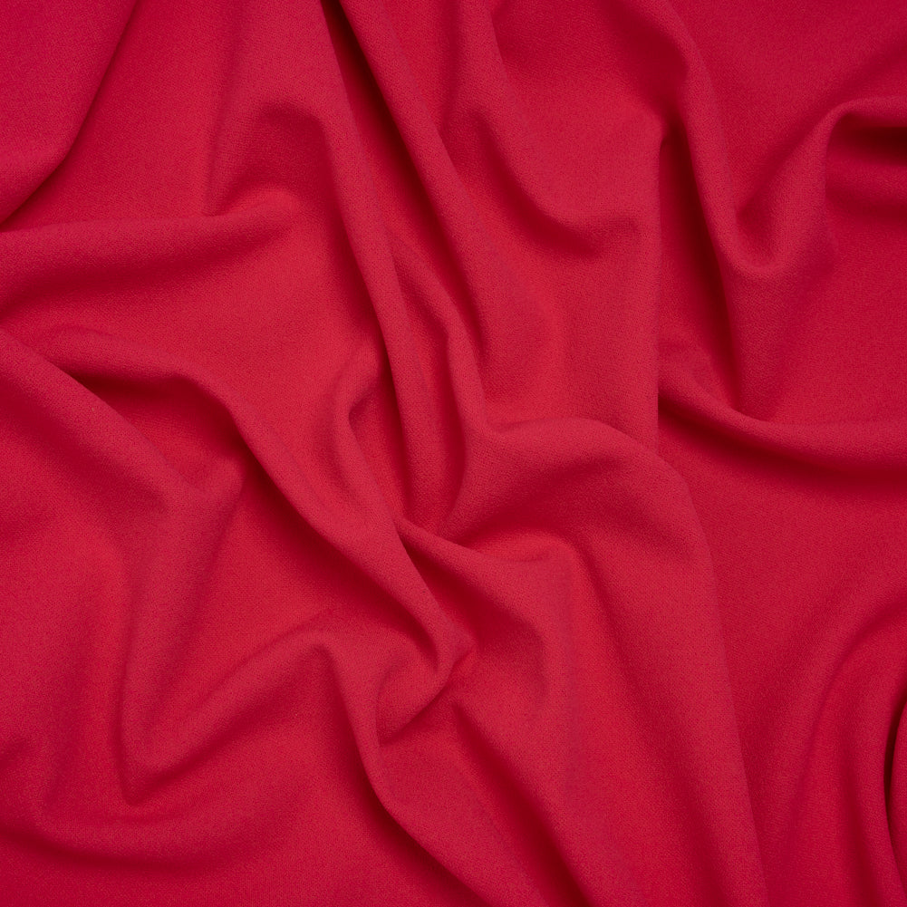 Stretch Polyester Crepe Double Knit - Raspberry - Designer Deadstock - Joann Fabrics