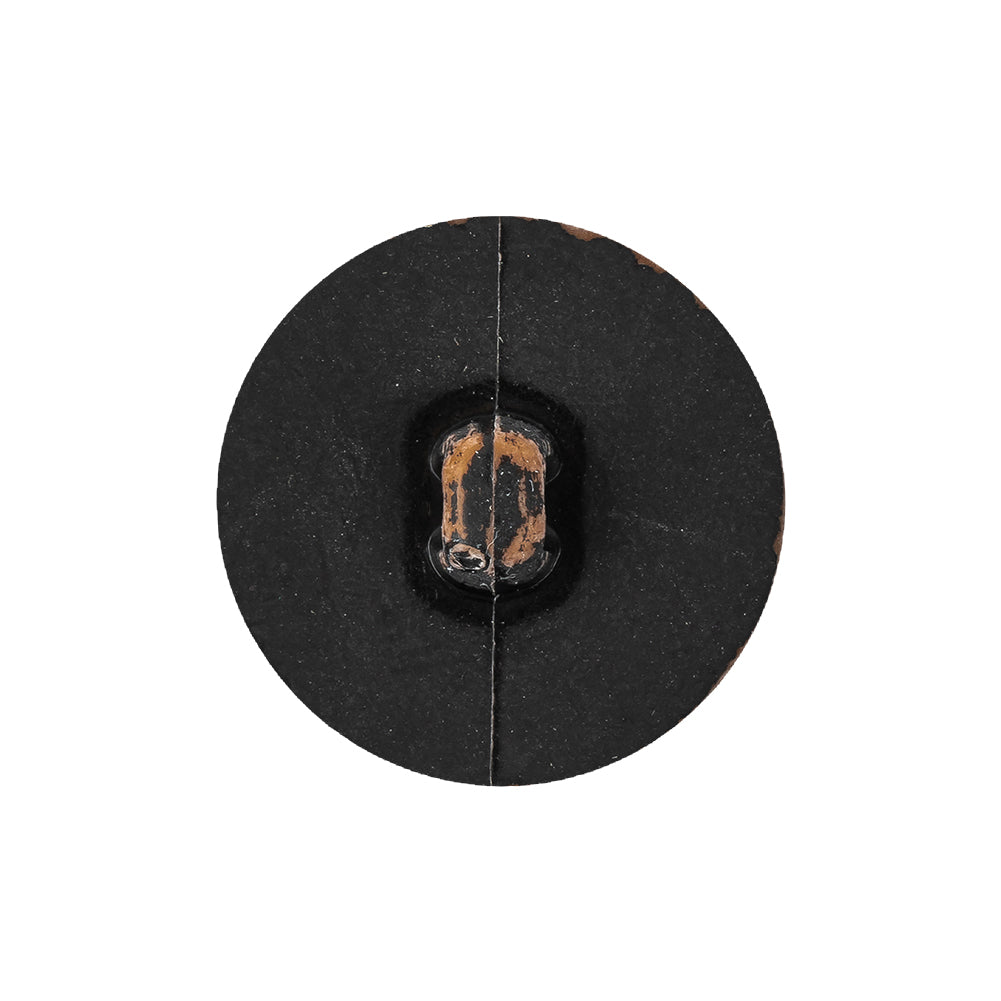 Italian Chocolate Plum and Canteen Weathered Faux Leather Shank Back Button - 38L/24mm - Joann Fabrics