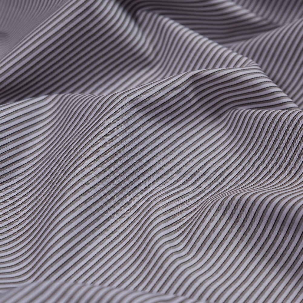 Lavender Fog Shadow Striped Cotton Shirting - Joann Fabrics