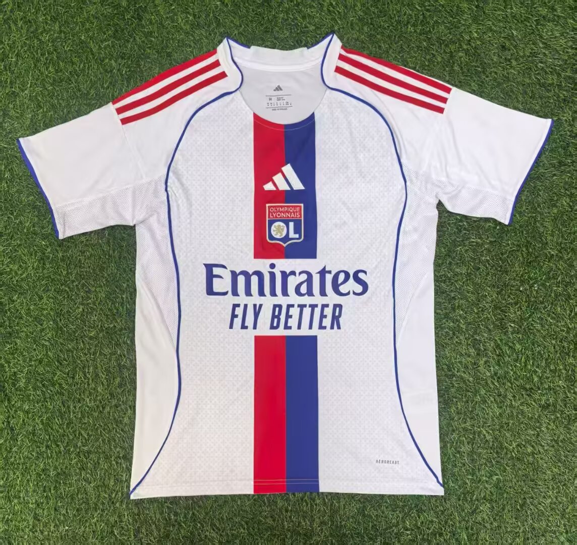 2025/2026 Lyonnais Home Football Jersey 1:1 Thai Quality