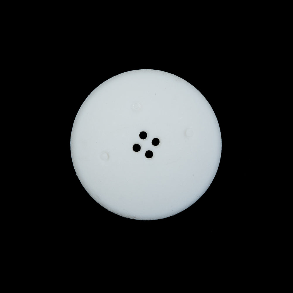 White Textured Concaved Plastic Button - 36L/23mm - Joann Fabrics