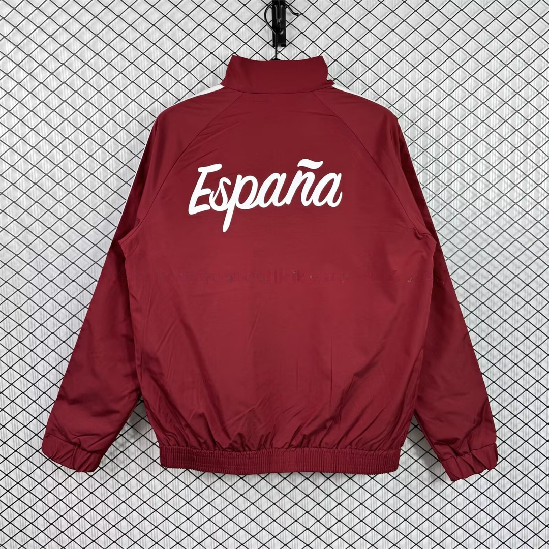 Spain 2026 Windbreaker Jacket - Red - UnitedFutballJersey