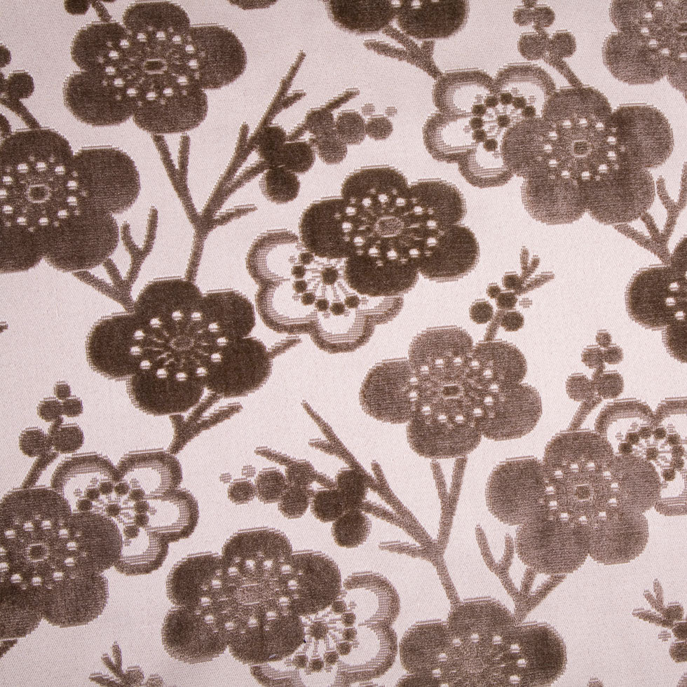 Chocolate/Beige Floral Chenille - Joann Fabrics