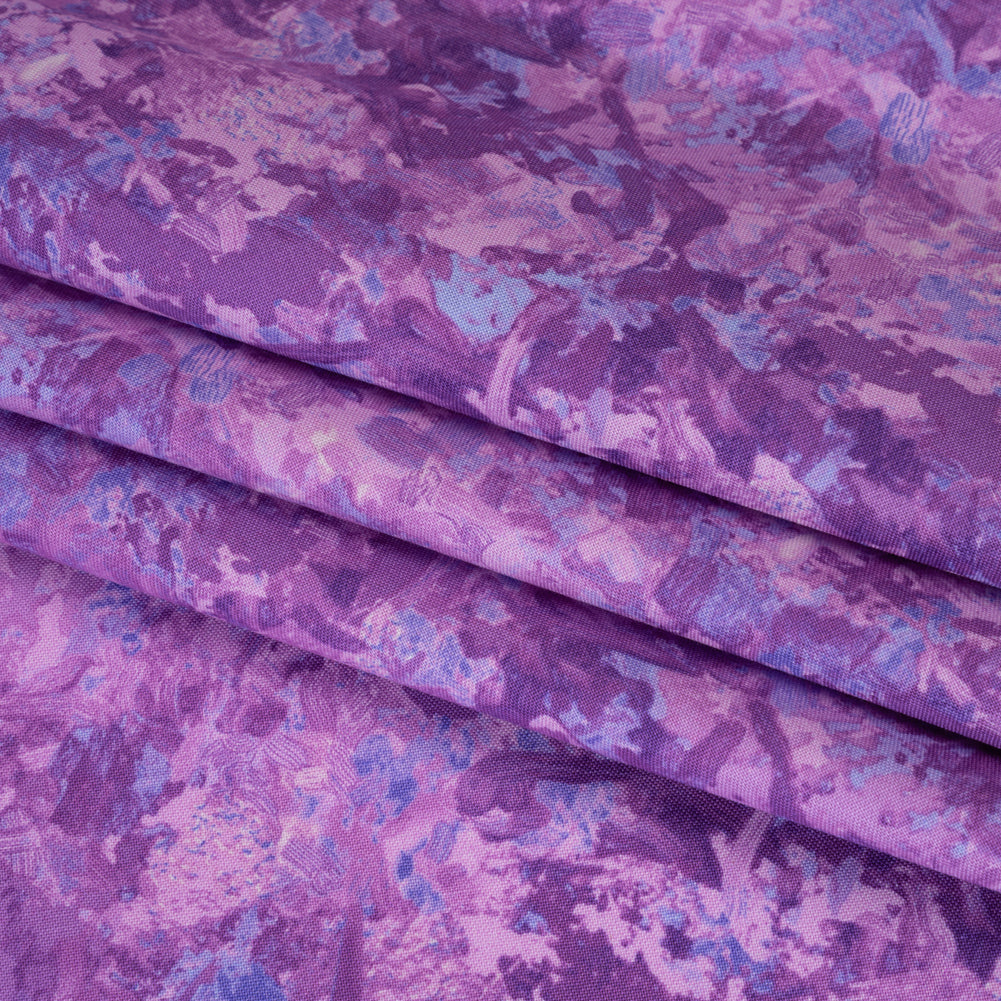 Printed Quilting Cotton by Deborah Edwards for Northcott Studio - Orchid Painterly Abstract - Chroma Collection - Joann Fabrics