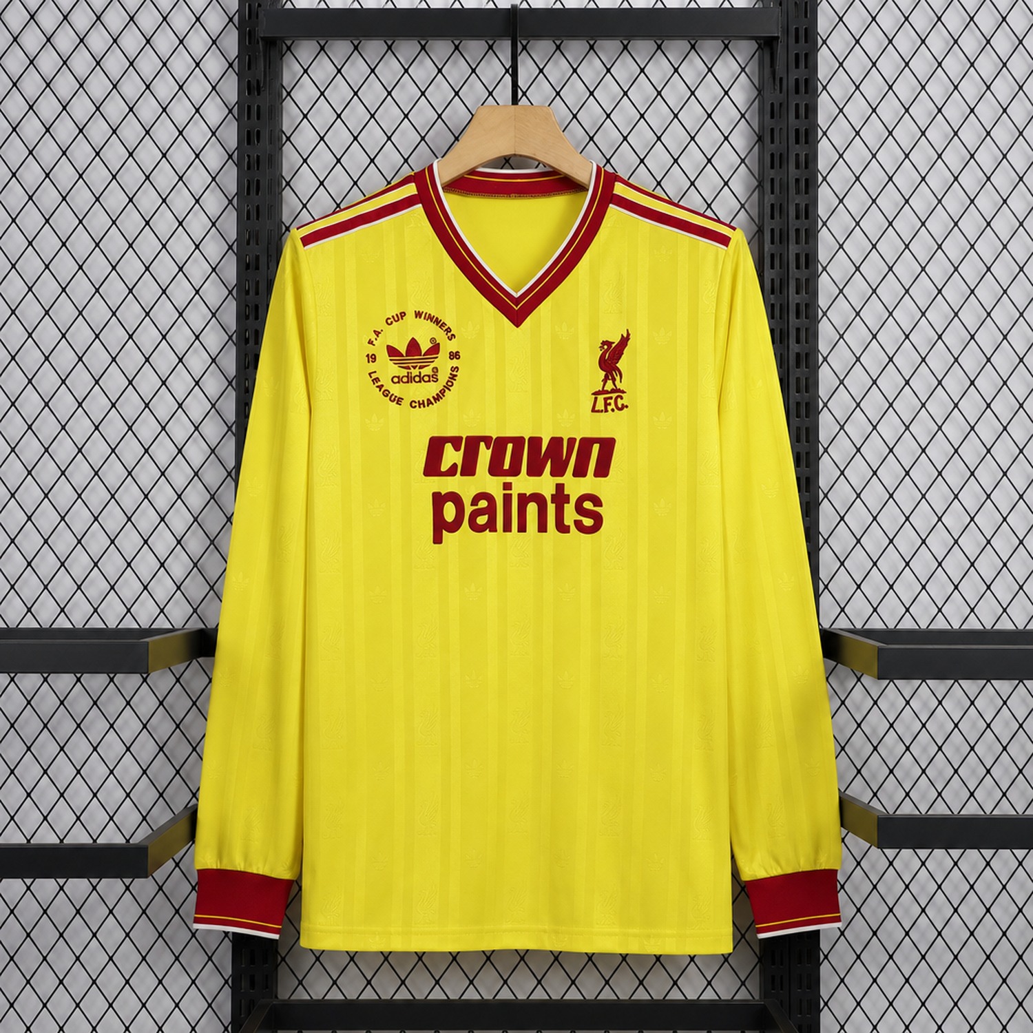 Retro Liver.pool 1985-86 Away Long Sleeves Jersey - UnitedFutballJersey
