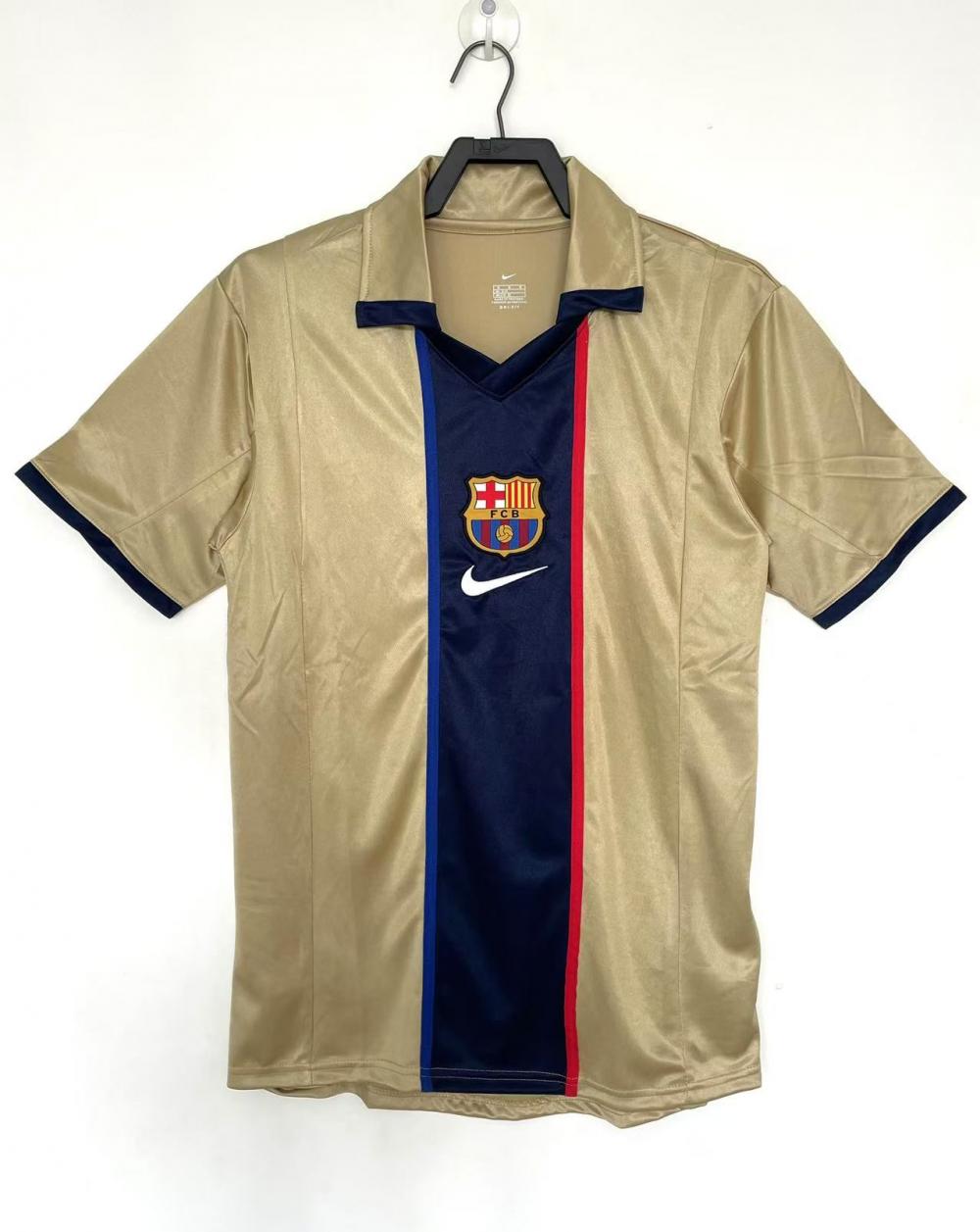 2001/2002 Retro Barcelona Away Football Shirt 1:1 Thai Quality