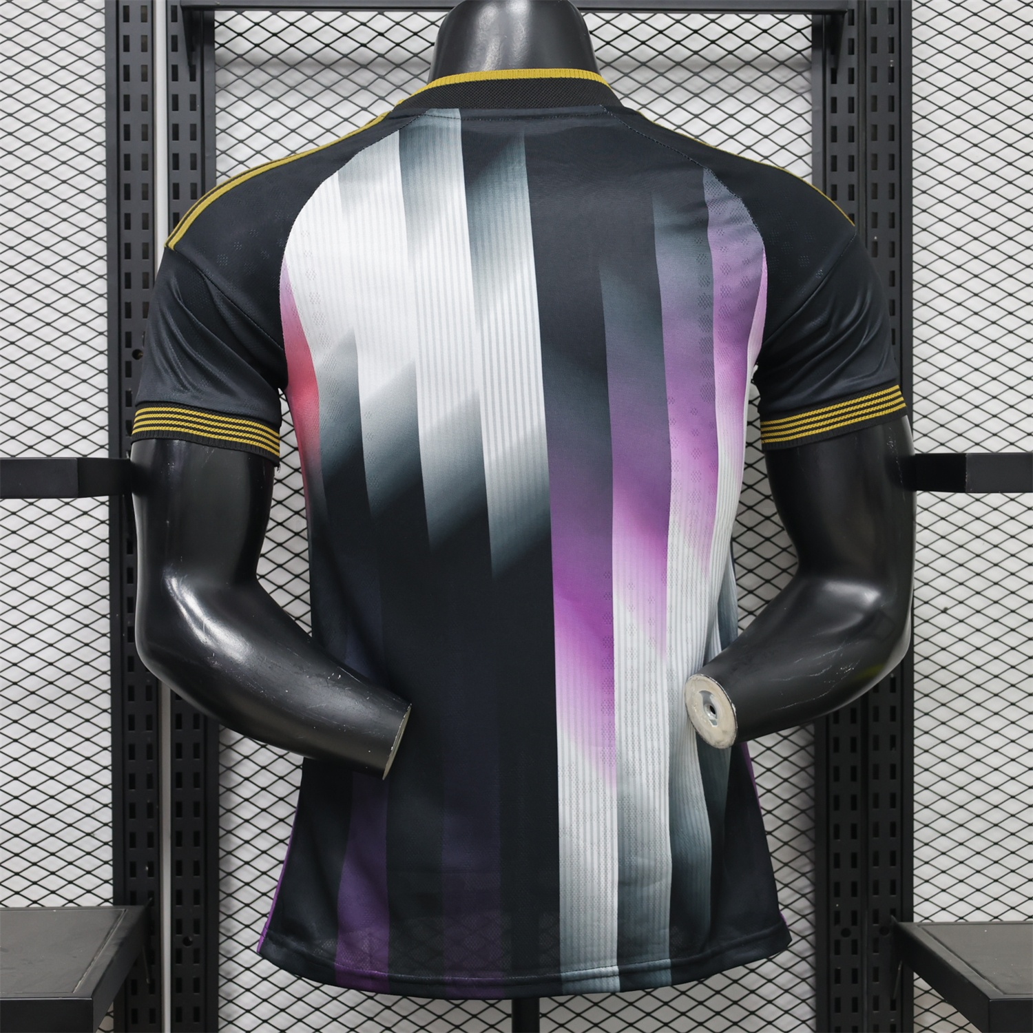 Real Madrid 26-27 Black White Gradient Purple Special Jersey - Player Version - UnitedFutballJersey