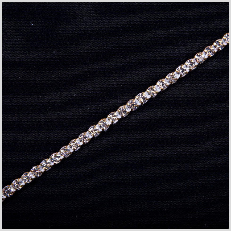 Gold/Crystal/White Metal & Czech Rhinestone - Joann Fabrics