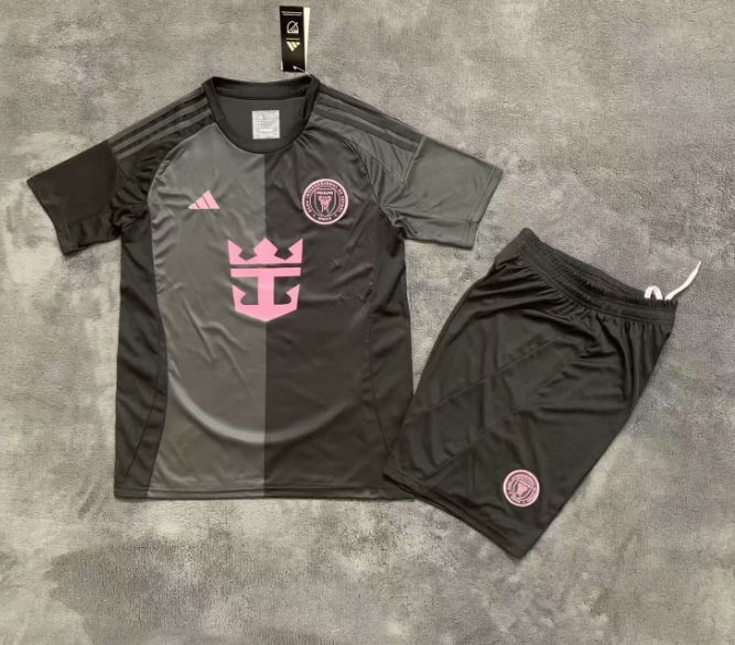 2025/2026 Inter Miami Away Soccer Football Jersey 1:1 Thai quality Kids Size