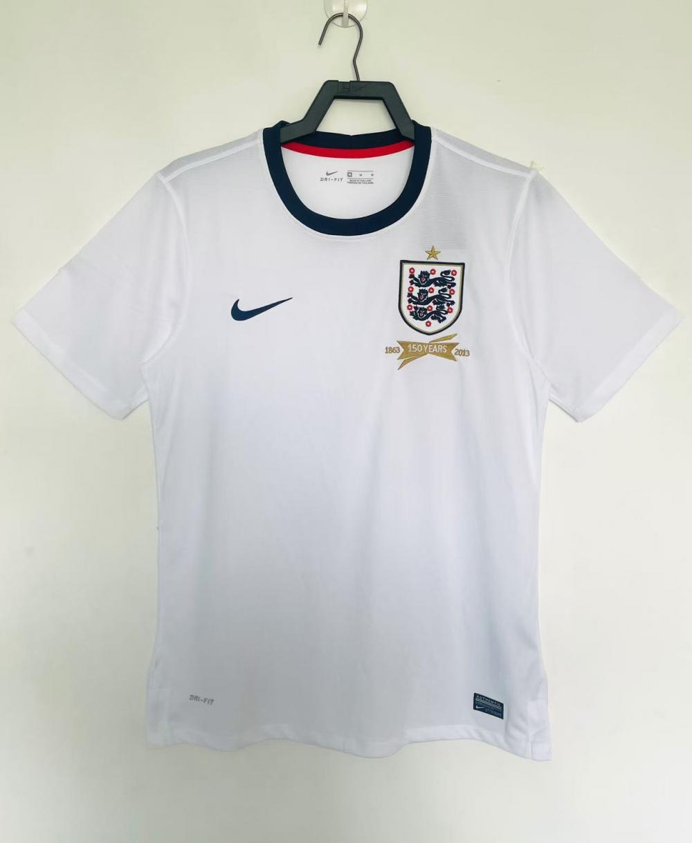 2013 Retro England Home Soccer Jersey 1:1 Thai Quality