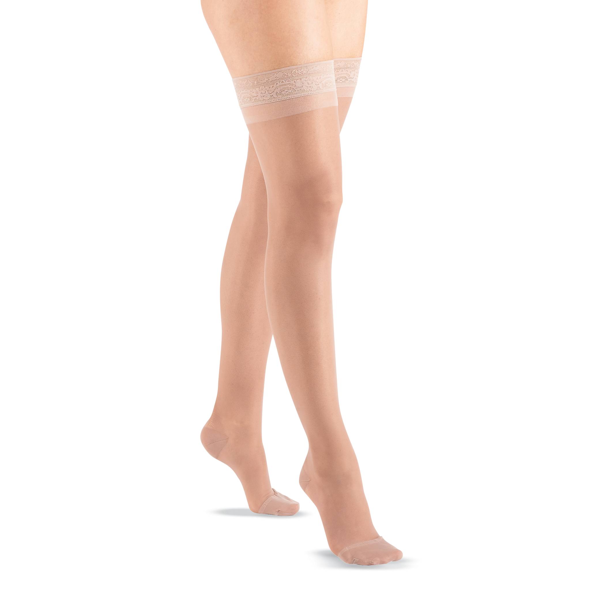 Support Plus Sheer Firm Thigh High with Lace - Northstyle Catalog