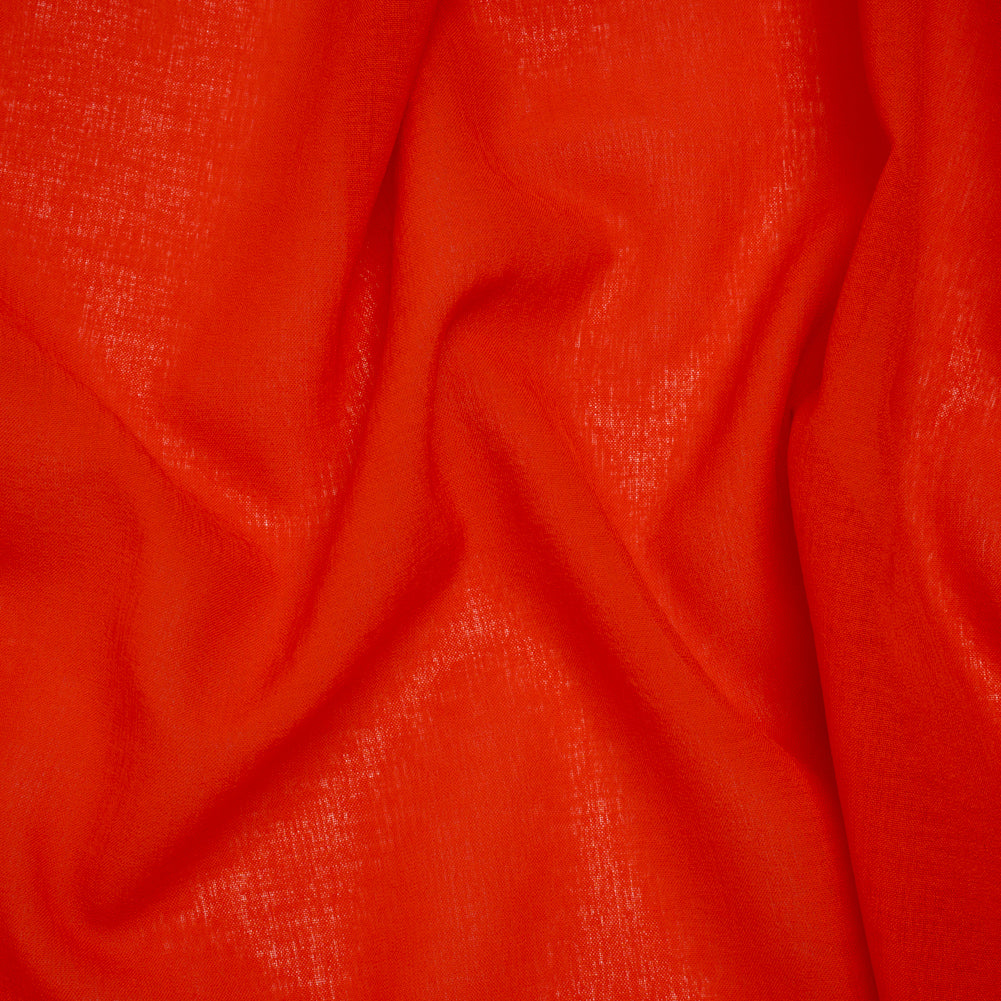 Crisp Polyester Gauze - Flame Red - Famous Australian Famous Australian Designer Deadstock - Joann Fabrics