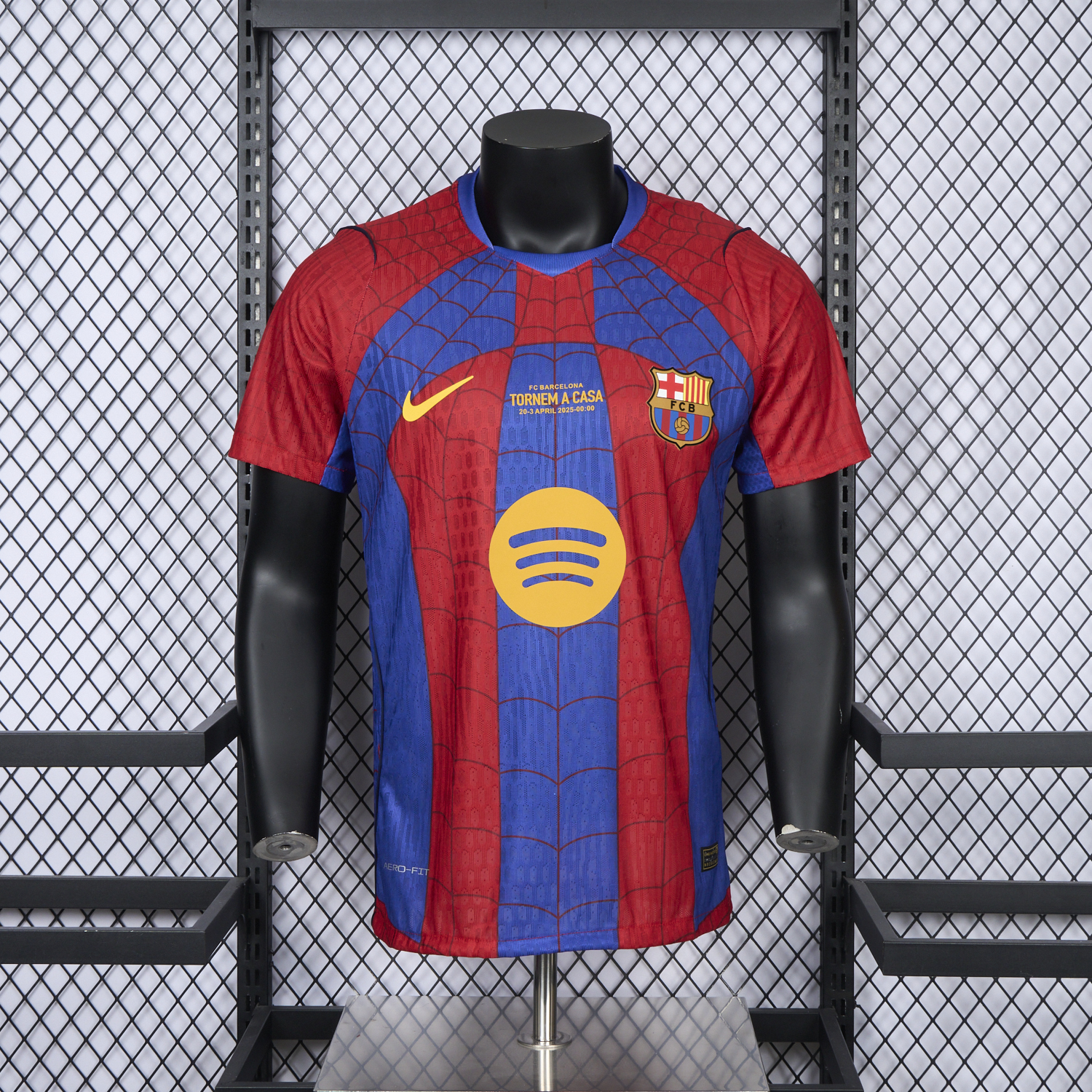 Barcelona 26-27 X Spider Man Special Jersey - Player Version - UnitedFutballJersey