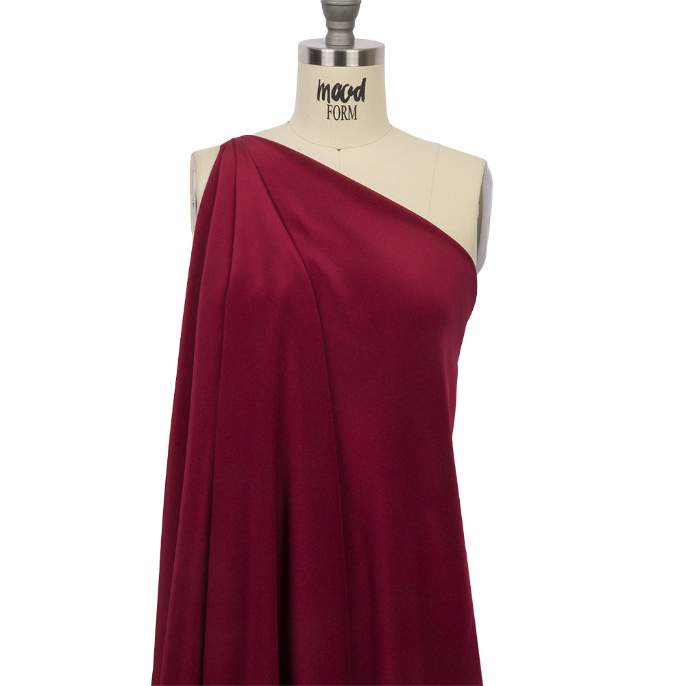 Silk Crepe de Chine - Maroon - Premium Collection - Joann Fabrics