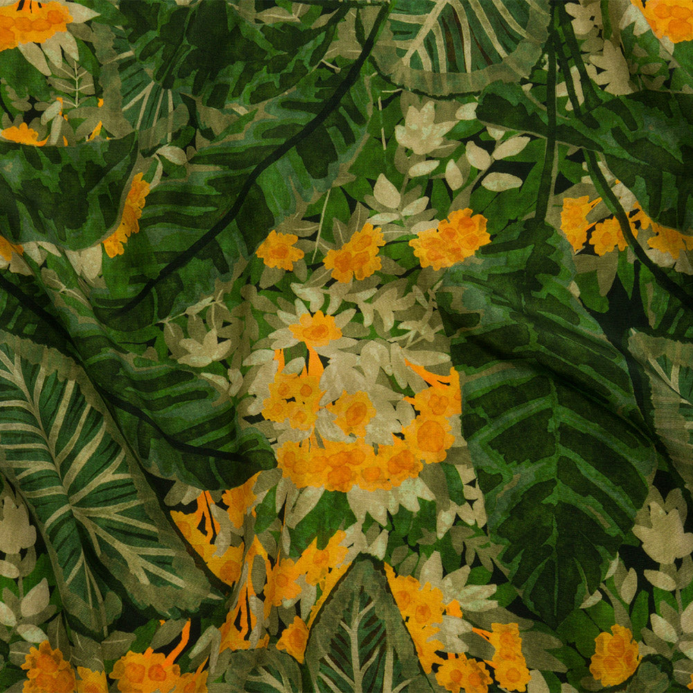 Mood Exclusive Jungle Floor Viscose Poplin - Joann Fabrics
