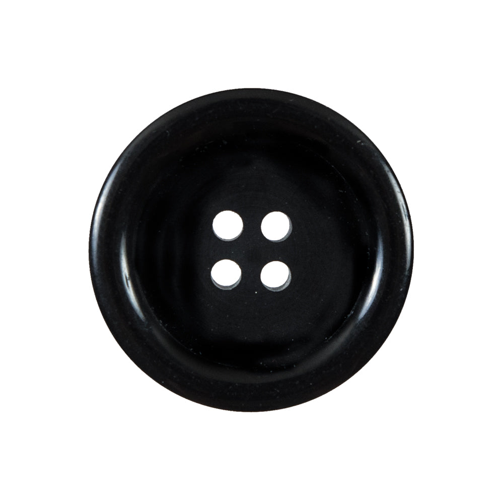 4-Hole Black Rimmed Plastic Button - 40L/25.5mm - Joann Fabrics