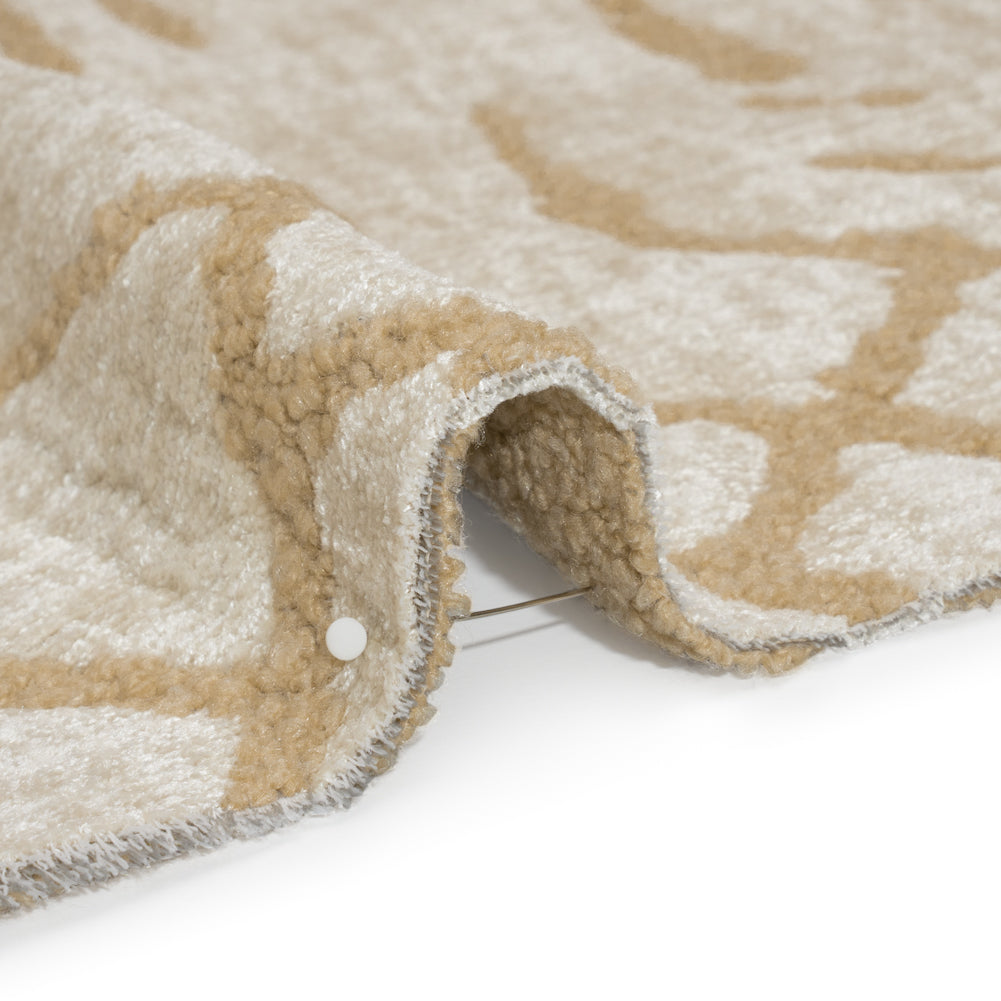 Sandstone Abstract Lines Chenille and Boucle Upholstery Jacquard - Joann Fabrics
