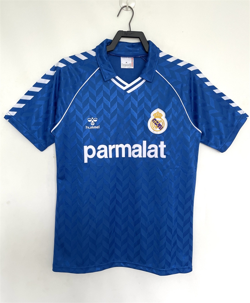 1986/1987 Retro Real Madrid Away Soccer Jersey 1:1 Thai Quality