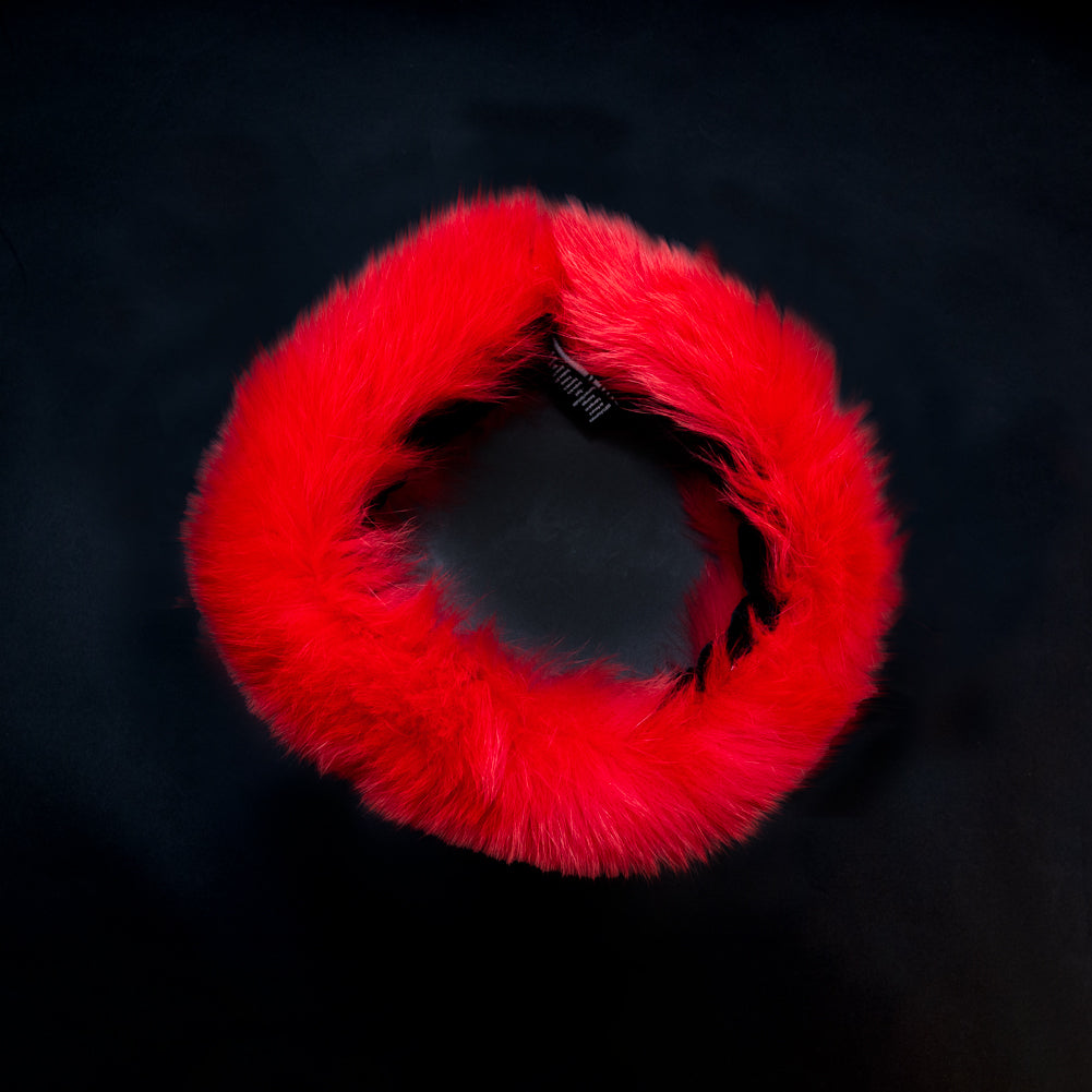 Red Fox Fur Headband or Scarf with VELCRO&reg; Closure - Joann Fabrics