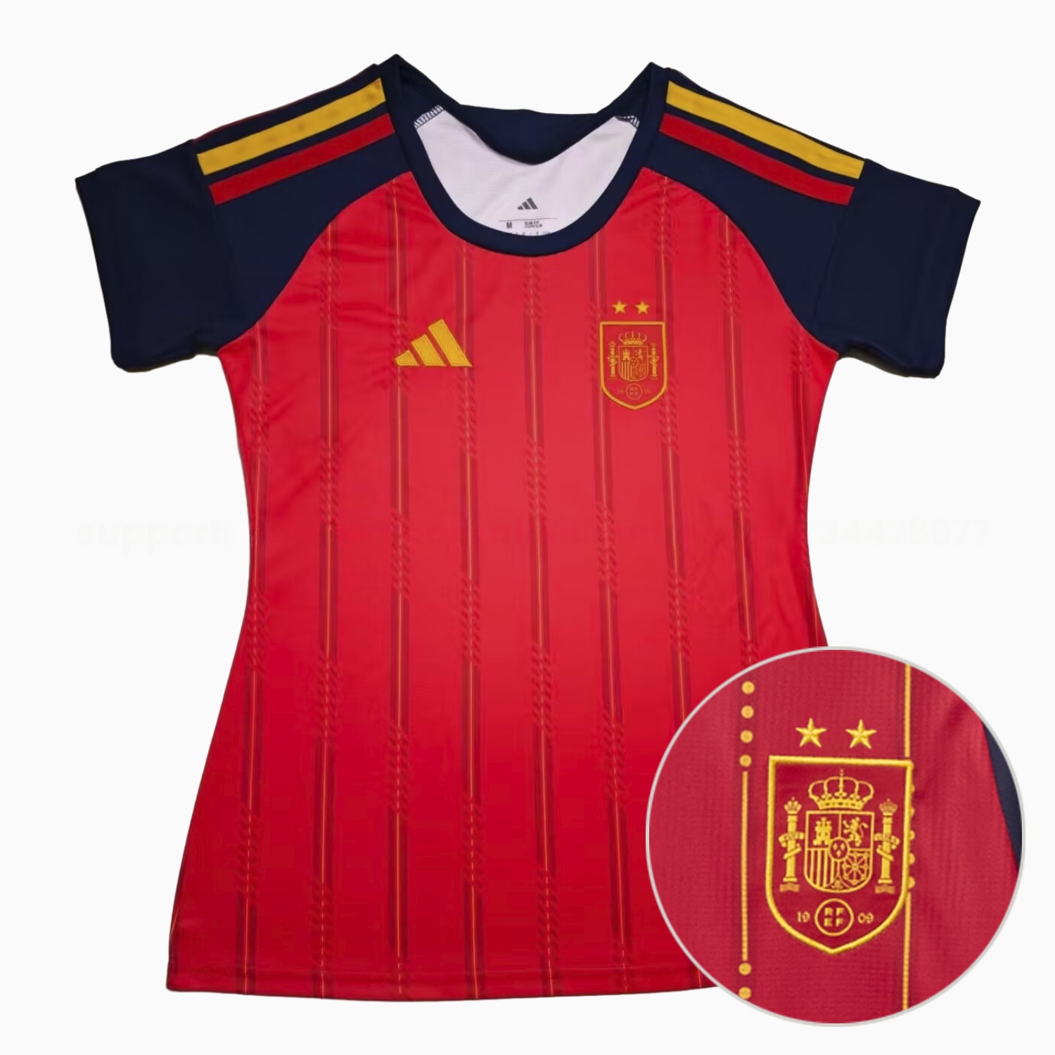 【Two-Crown Star】Women's Spain 2026 Home Jersey - UnitedFutballJersey