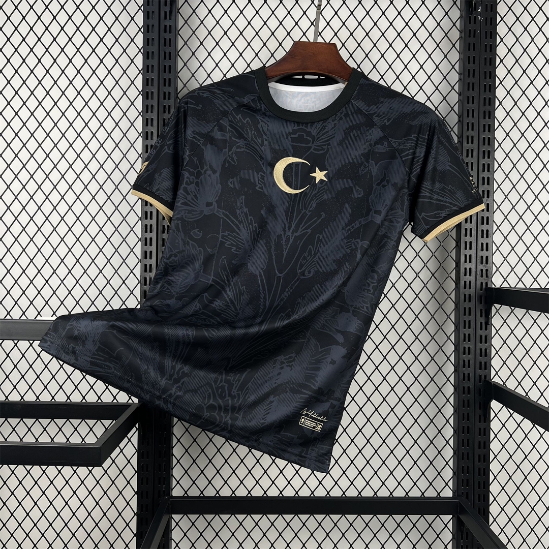Turkey 2026 Black With Subtle Patterns Special Edition Jersey - Fans Version - UnitedFutballJersey