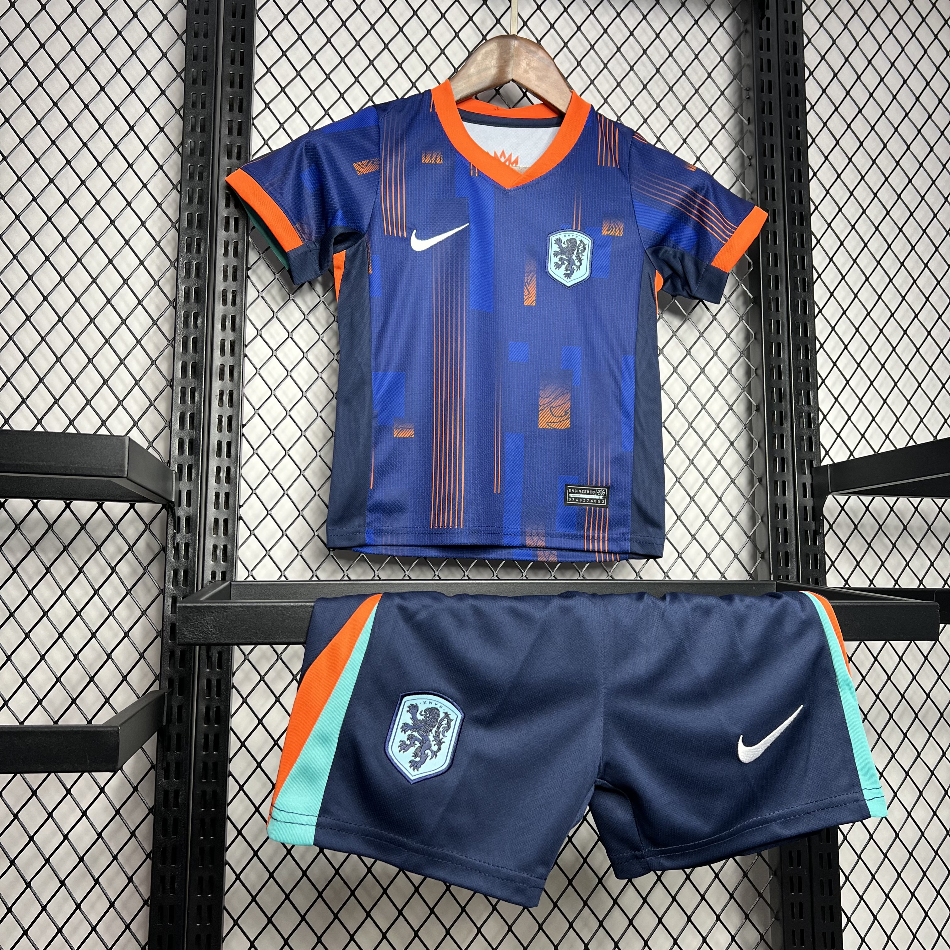 2024 Netherlands Away Football Shirt 1:1 Thai Quality Kids Size