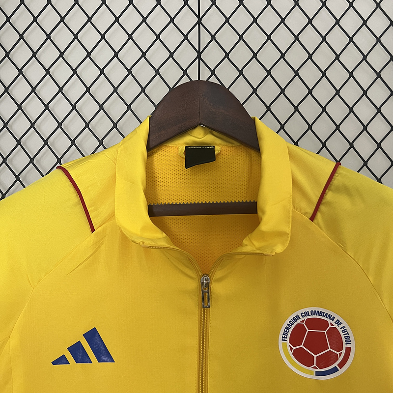 2024 Colombia National Team Windbreaker Yellow