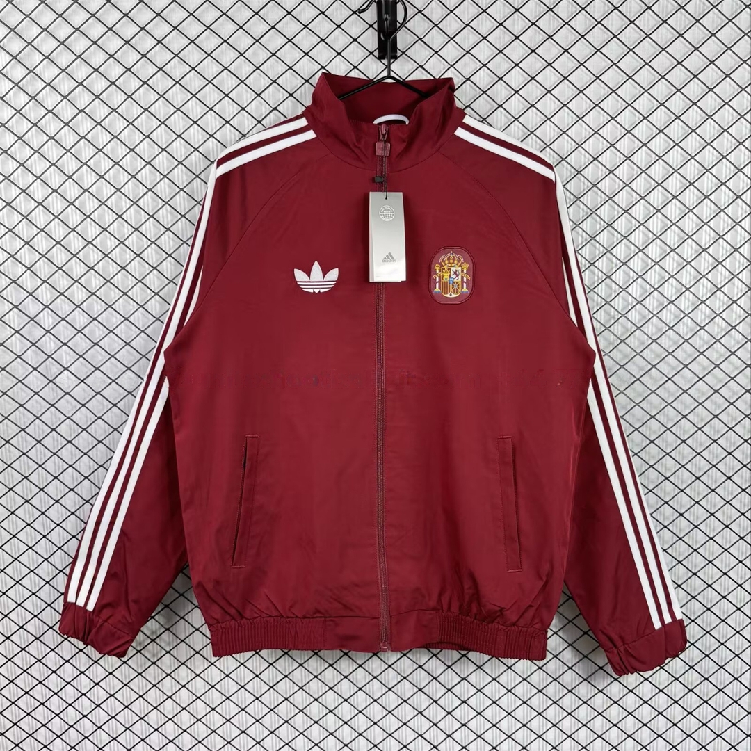 Spain 2026 Windbreaker Jacket - Red - UnitedFutballJersey