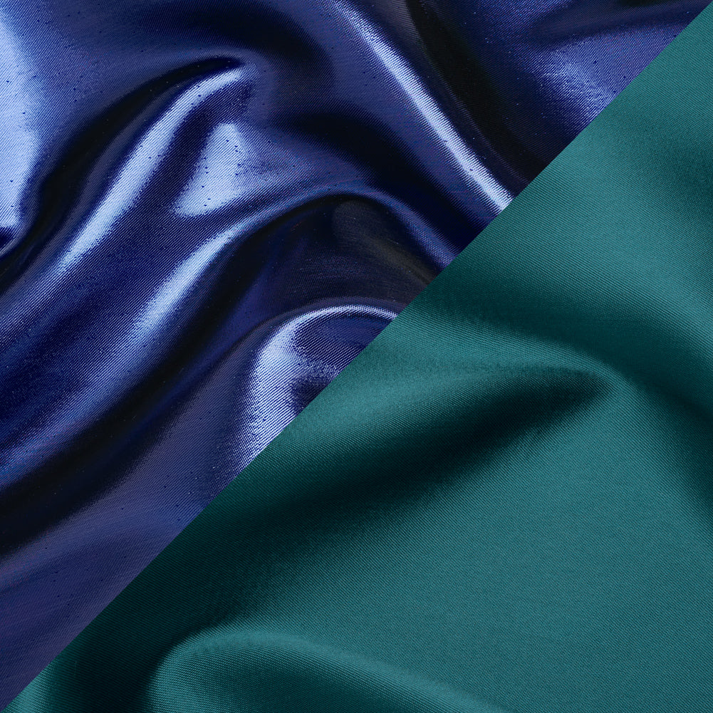 Double Faced Lame Mikado - Dark Teal and Navy - Sara Collection - Joann Fabrics