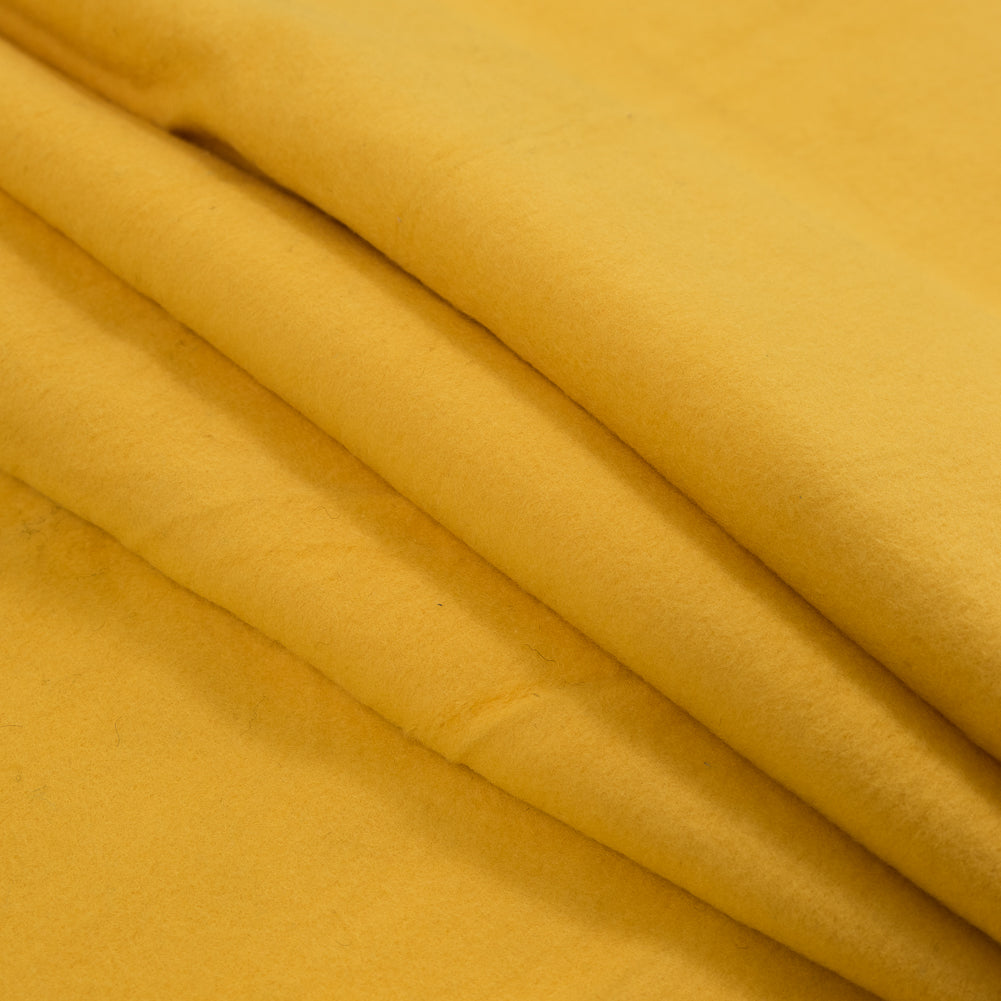 Fleece-Backed Stretch Cotton Knit - Gamboge - Cecil Collection - Joann Fabrics