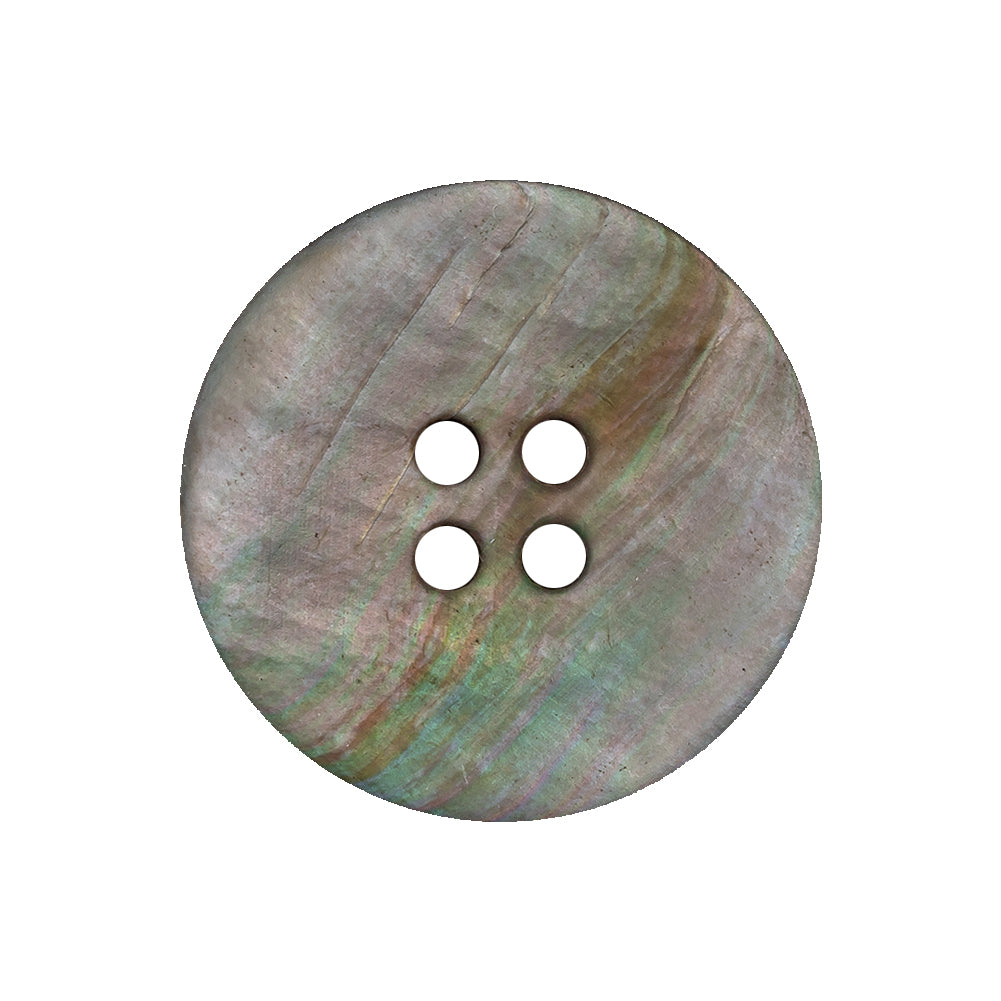 Gray, Purple and Sunburst Iridescent 4-Hole Smooth Top Shell Button - 40L/25.5mm - Joann Fabrics