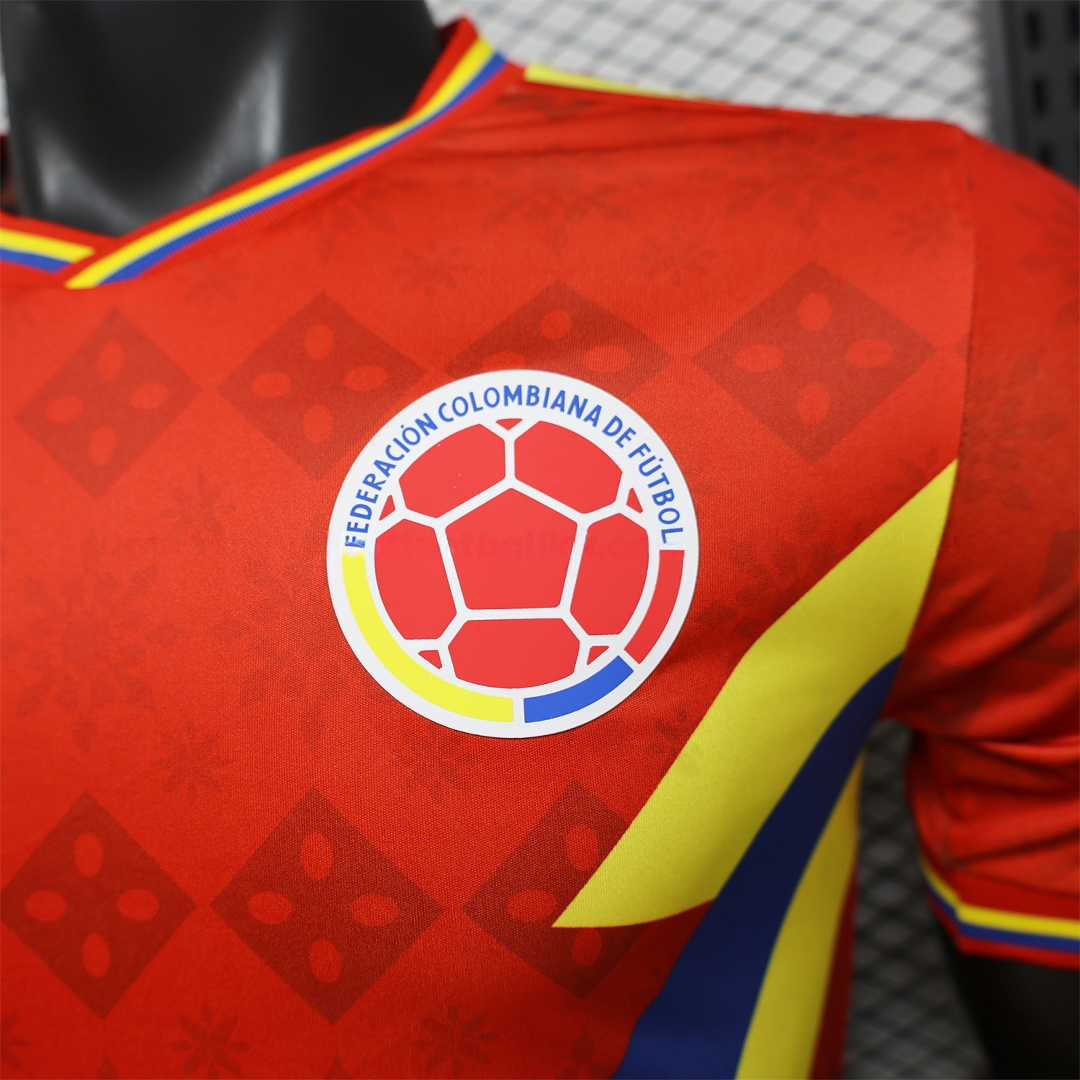 Colombia 2026 Red With Yellow Blue Special Jersey - Player Version - UnitedFutballJersey