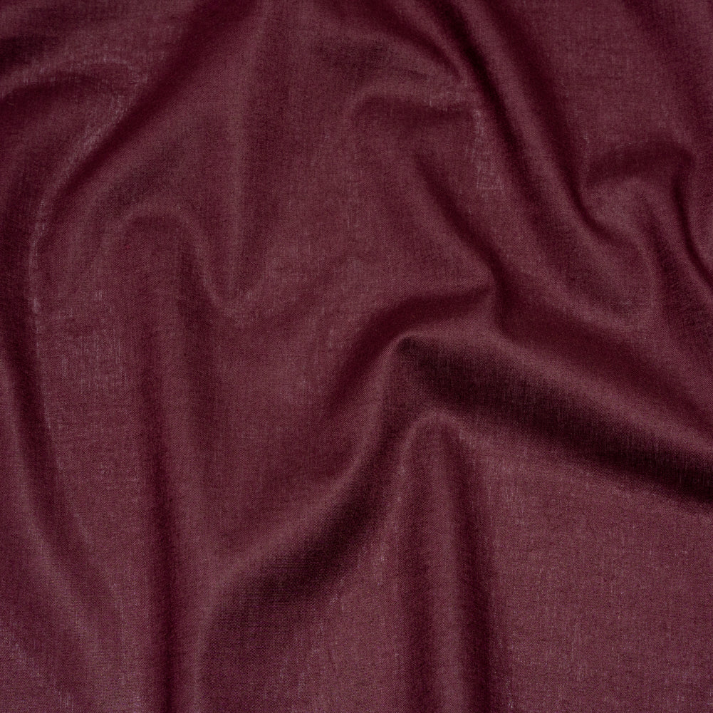 Mercerized Organic Egyptian Cotton Voile - Burgundy - Toulouse Collection - Joann Fabrics