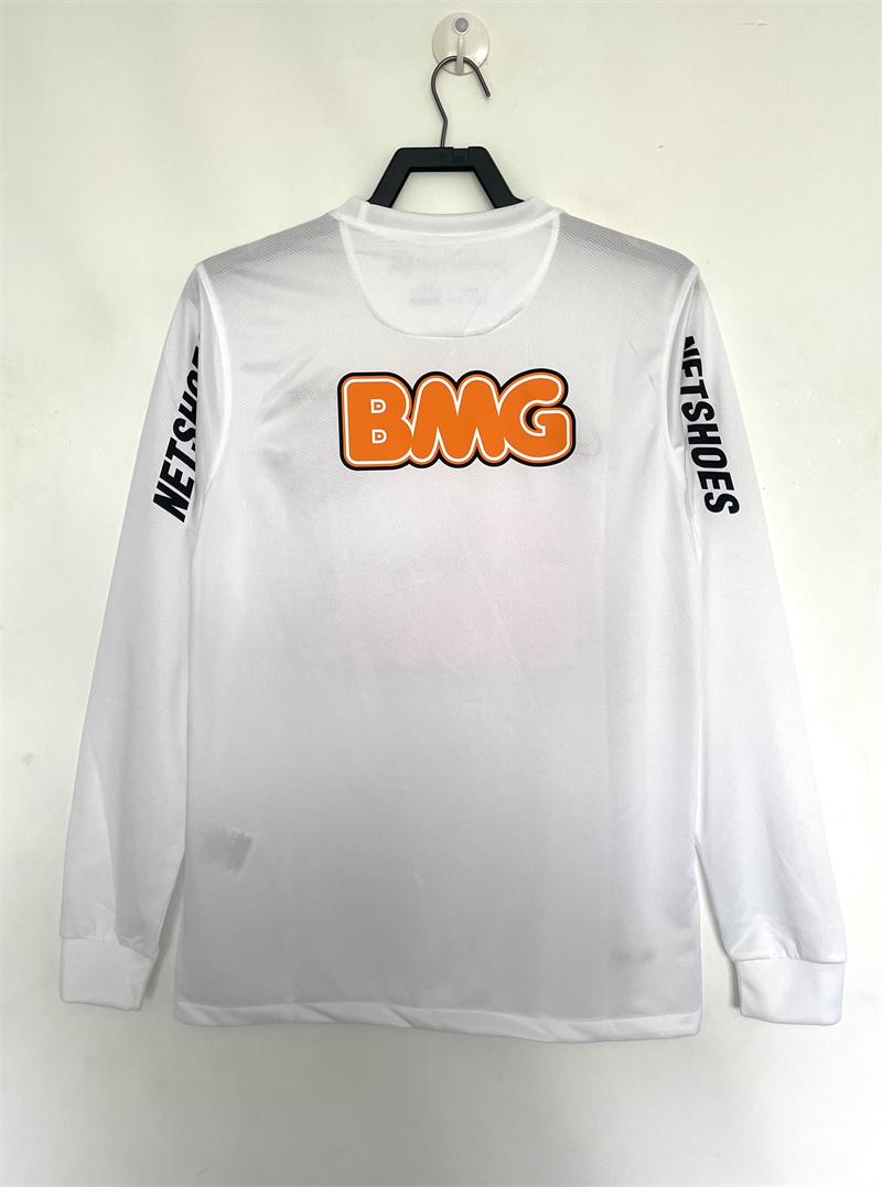 2012 Retro Long Sleeve Santos Home Soccer Jersey 1:1 Thai Quality