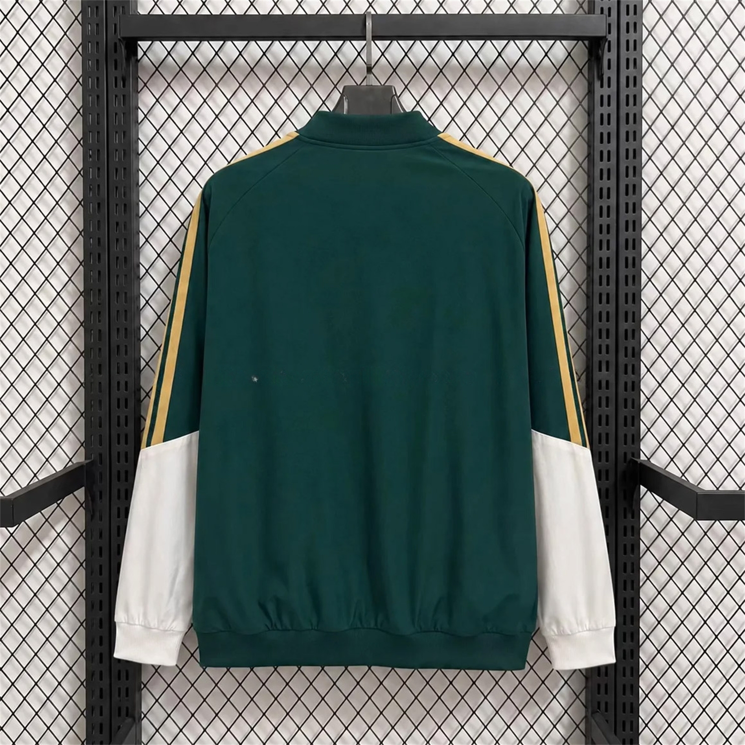 Italy 2026 Retro Style Windbreaker Jacket - Dark Green With White Sleeves - UnitedFutballJersey