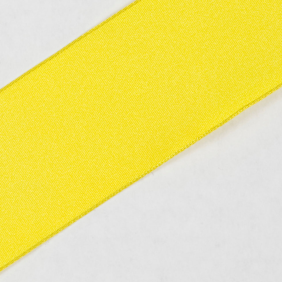 Deep Yellow Wired Edge Ribbon - Joann Fabrics