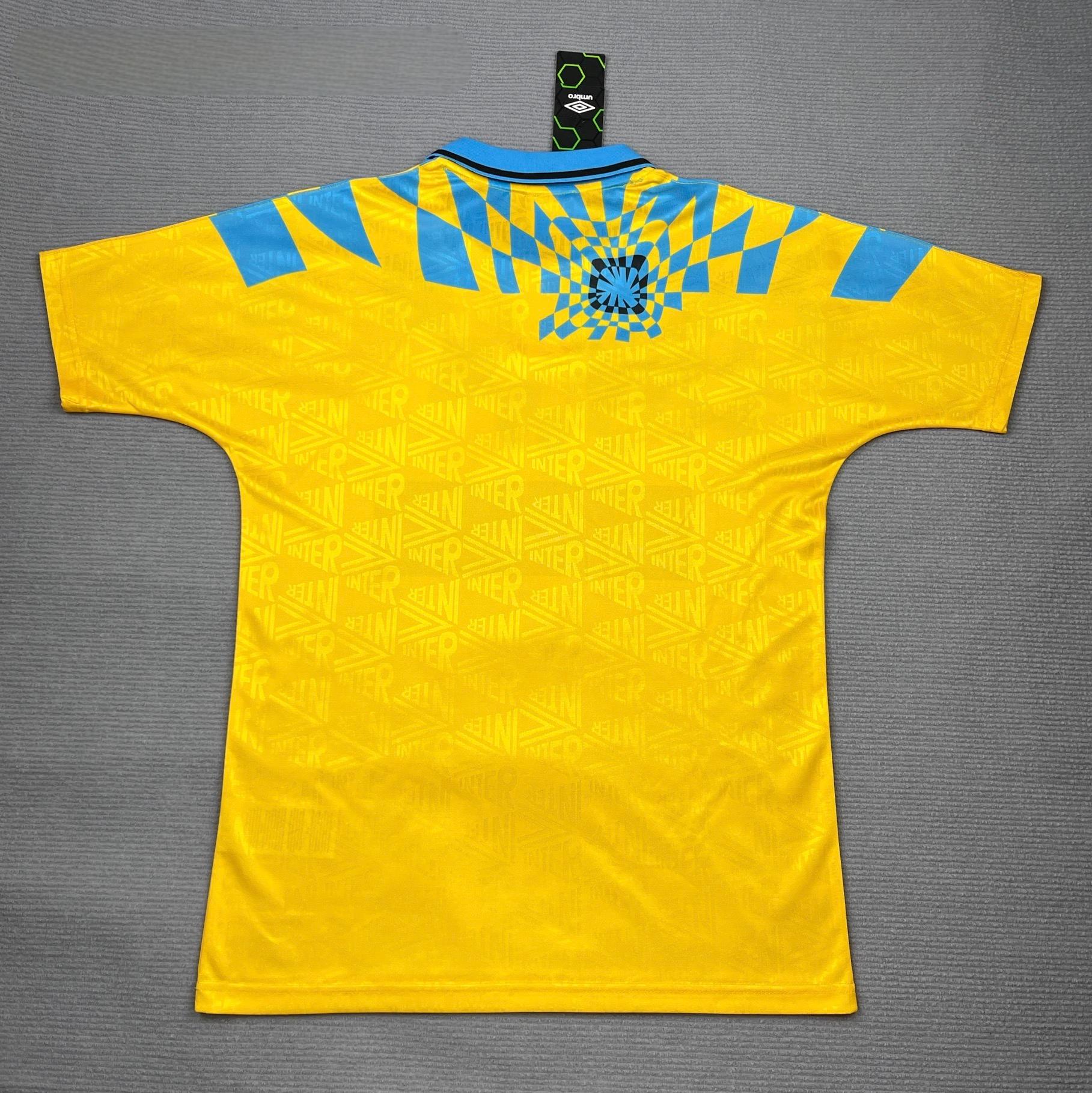 1992-1993 Retro Inter Milan Third Away Football Jersey 1:1 Thai Quality