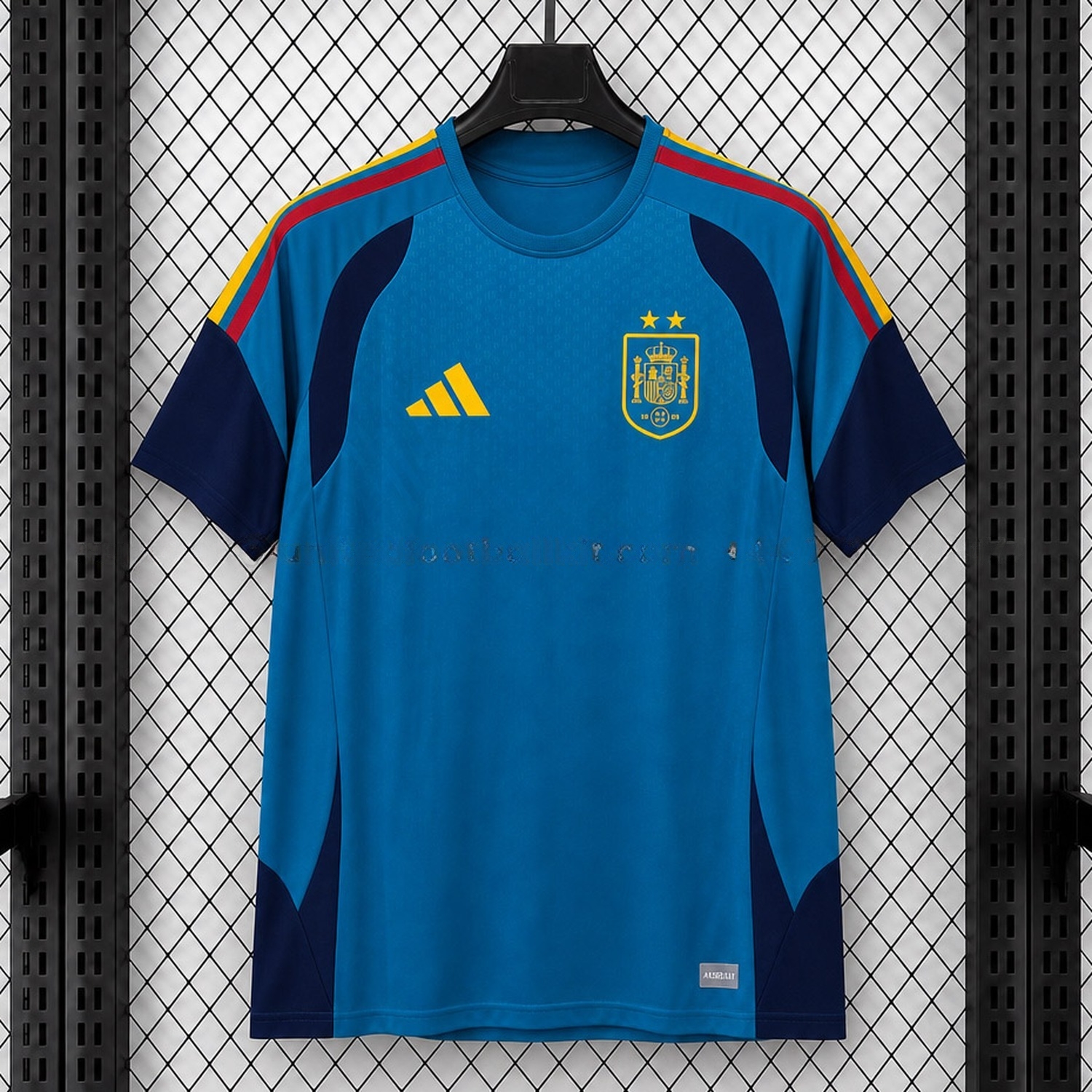 Spain 2026 Ocean Blue Pre-Match Training Jersey - Fans Version - UnitedFutballJersey