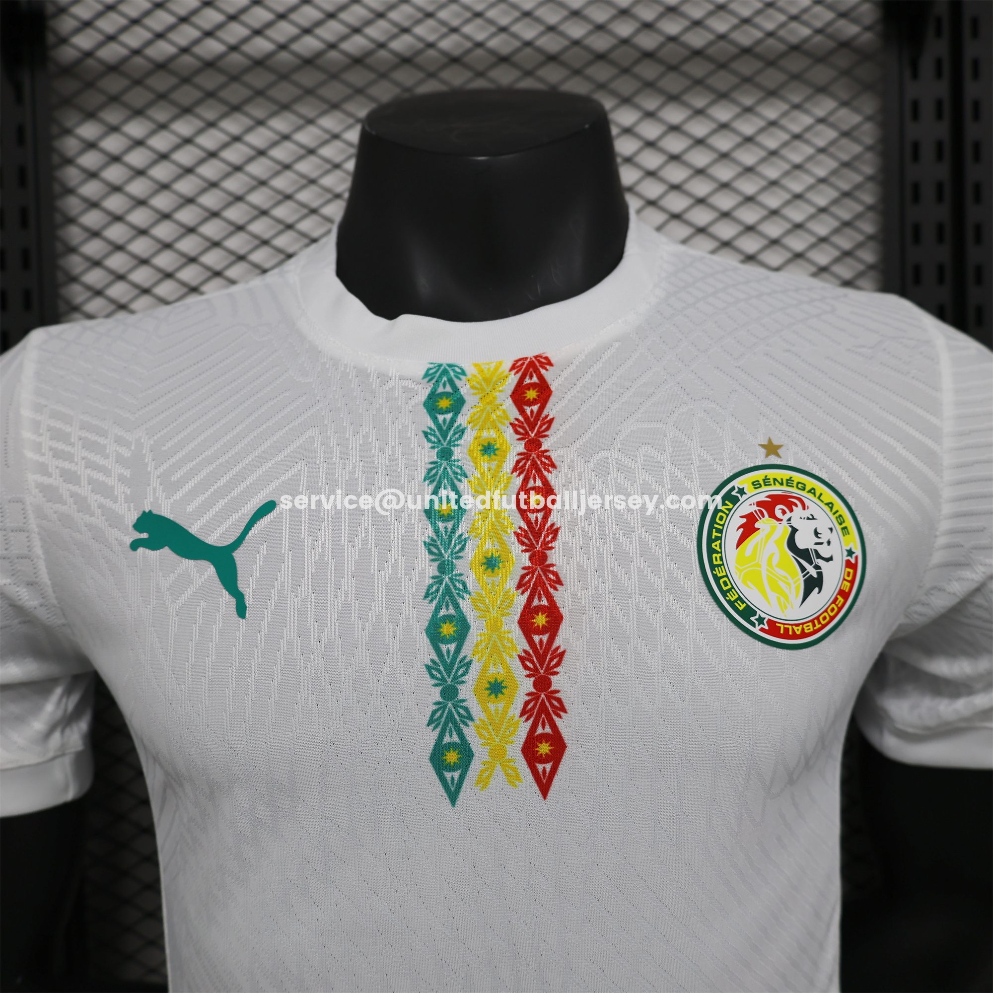 Senegal 2026 Home Double Stars Jersey - Player Version - UnitedFutballJersey