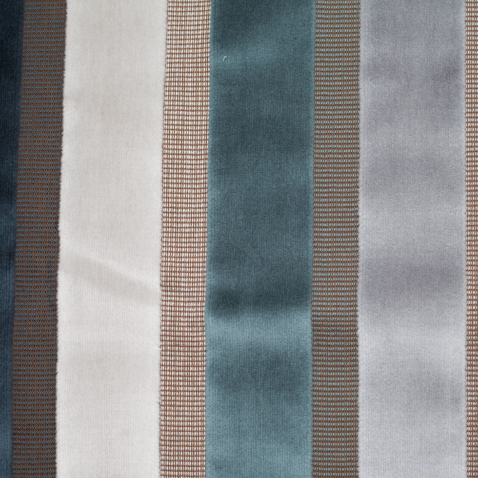 Blue/Gray Striped Velvet - Joann Fabrics