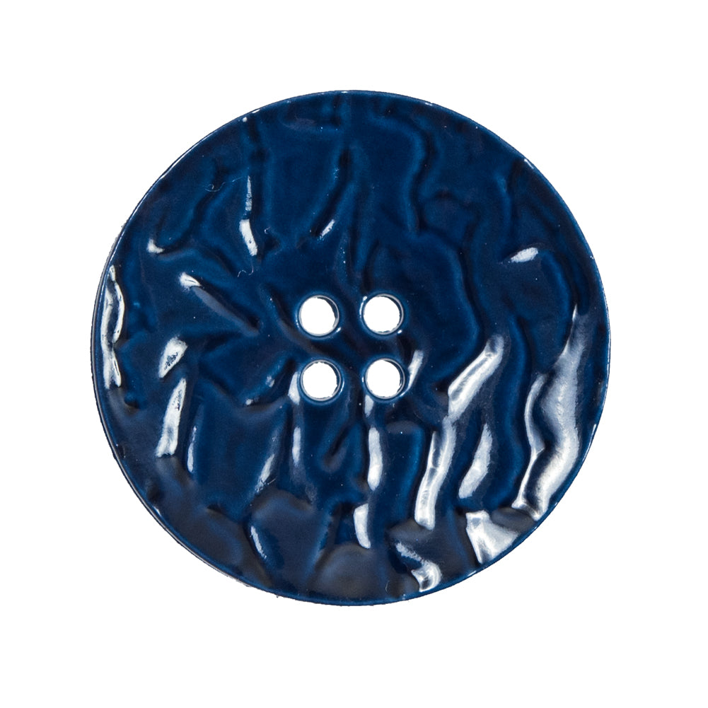 Italian Navy Textured Button - 44L/28mm - Joann Fabrics