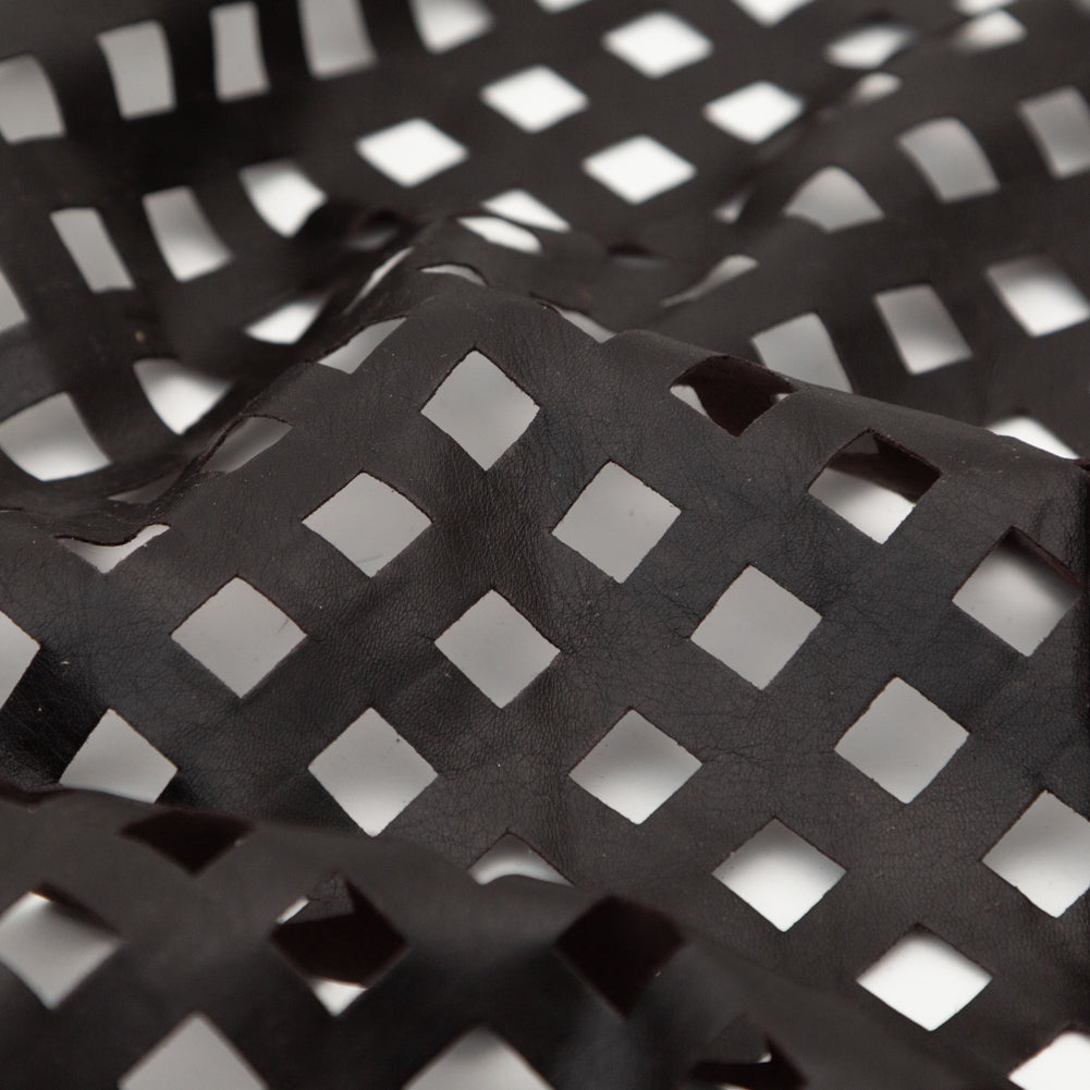 Small Brown Square Perforated Lamb Leather - Joann Fabrics