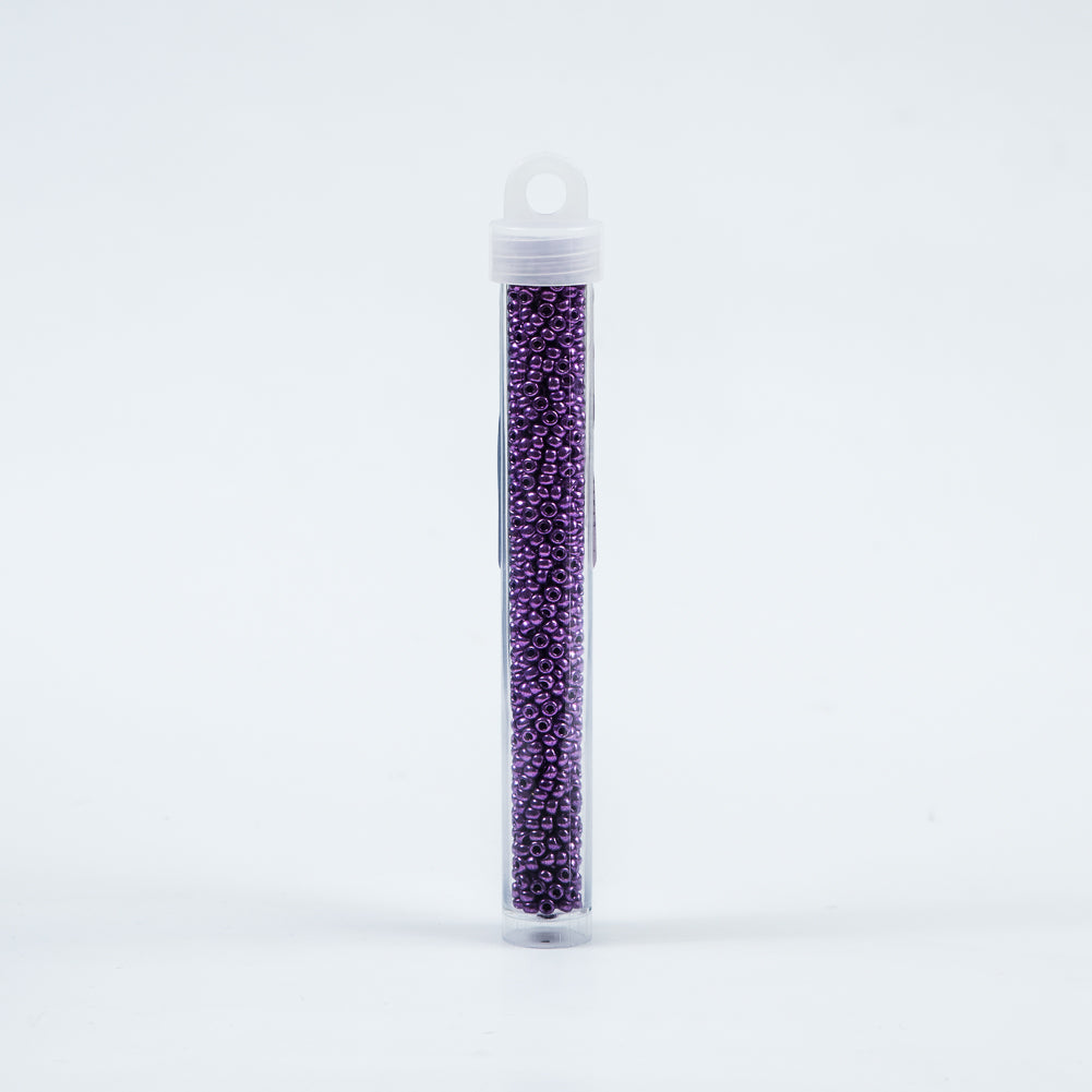 Metallic Purple Czech Seed Beads - Size 8 - Joann Fabrics