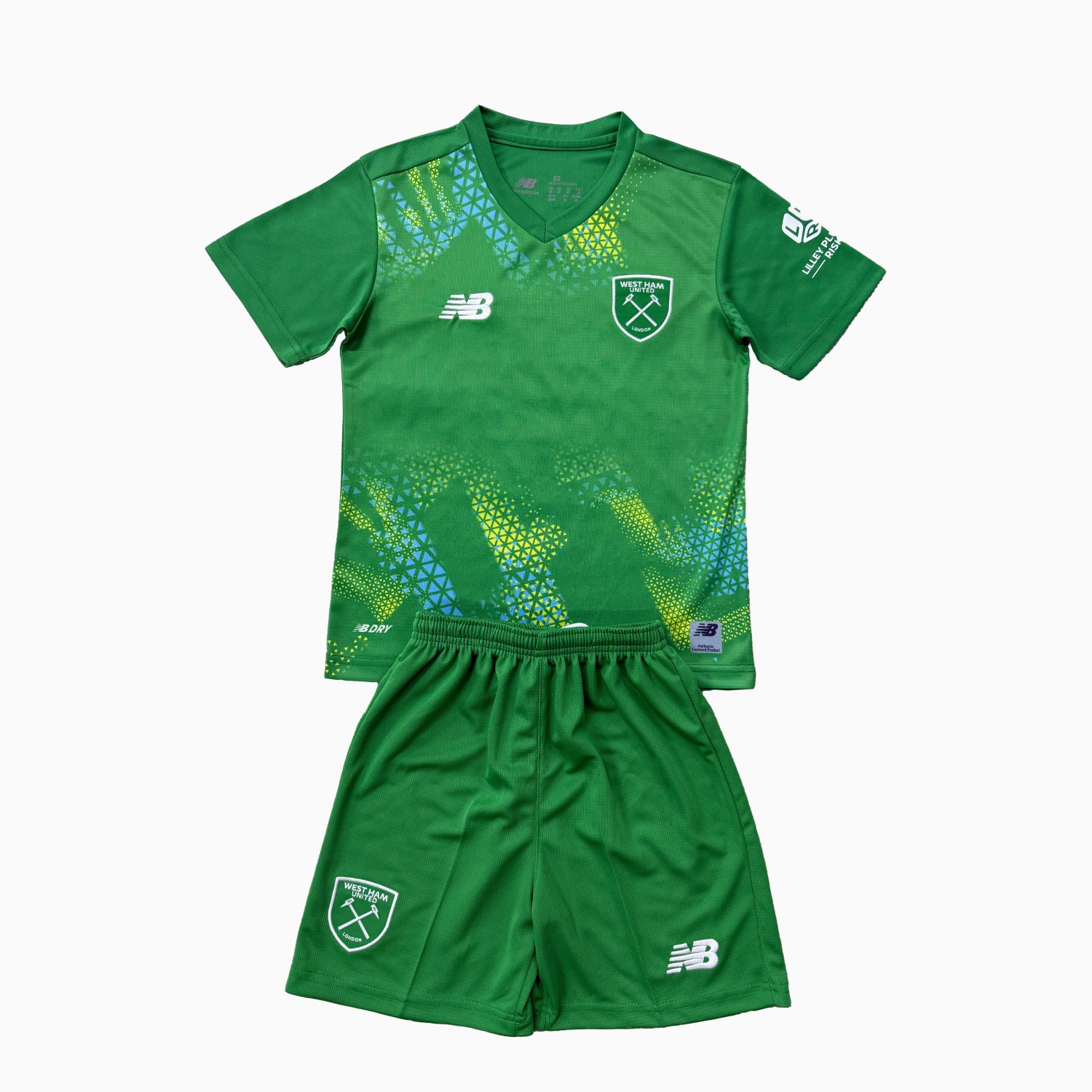 West Ham United 26-27 Green Goalkeeper Kids Kit - UnitedFutballJersey