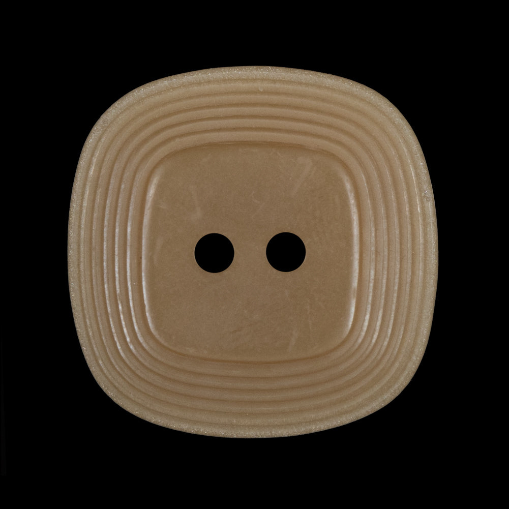 Dark Beige Square 2-Hole Plastic Button - 44L/28mm - Joann Fabrics