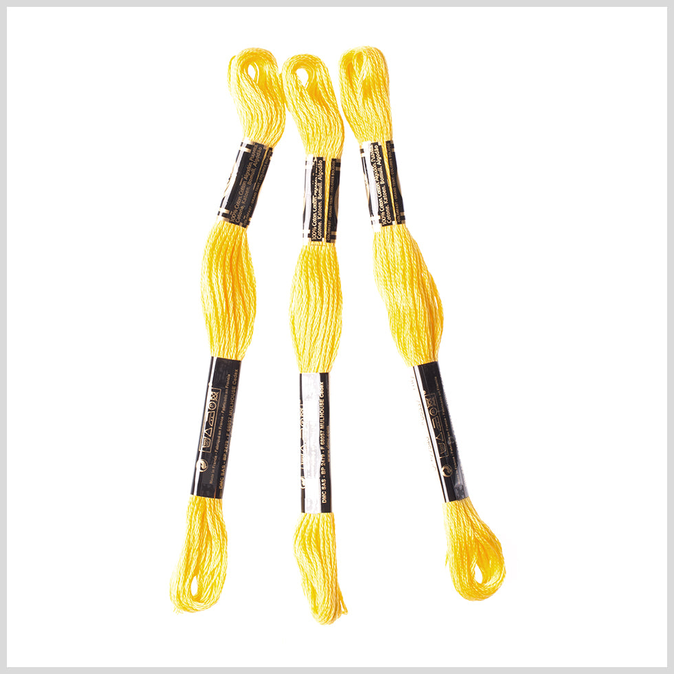 3-Pack DMC Size 6 Embroidery Floss #973 Bright Canary - Joann Fabrics