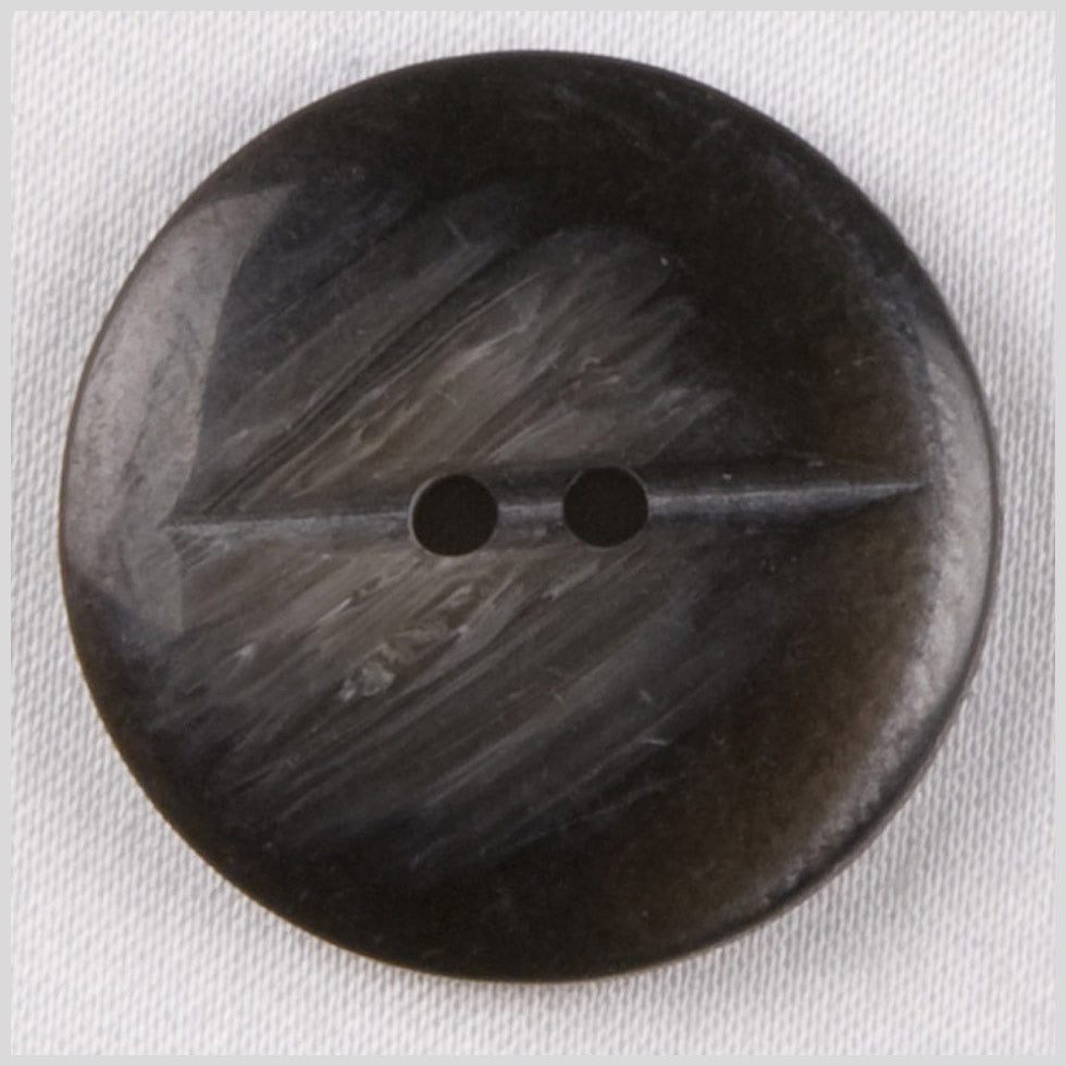 Plastic 2-Hole Button - 36L/23mm - Black-Brown and Gray Streaks - Joann Fabrics