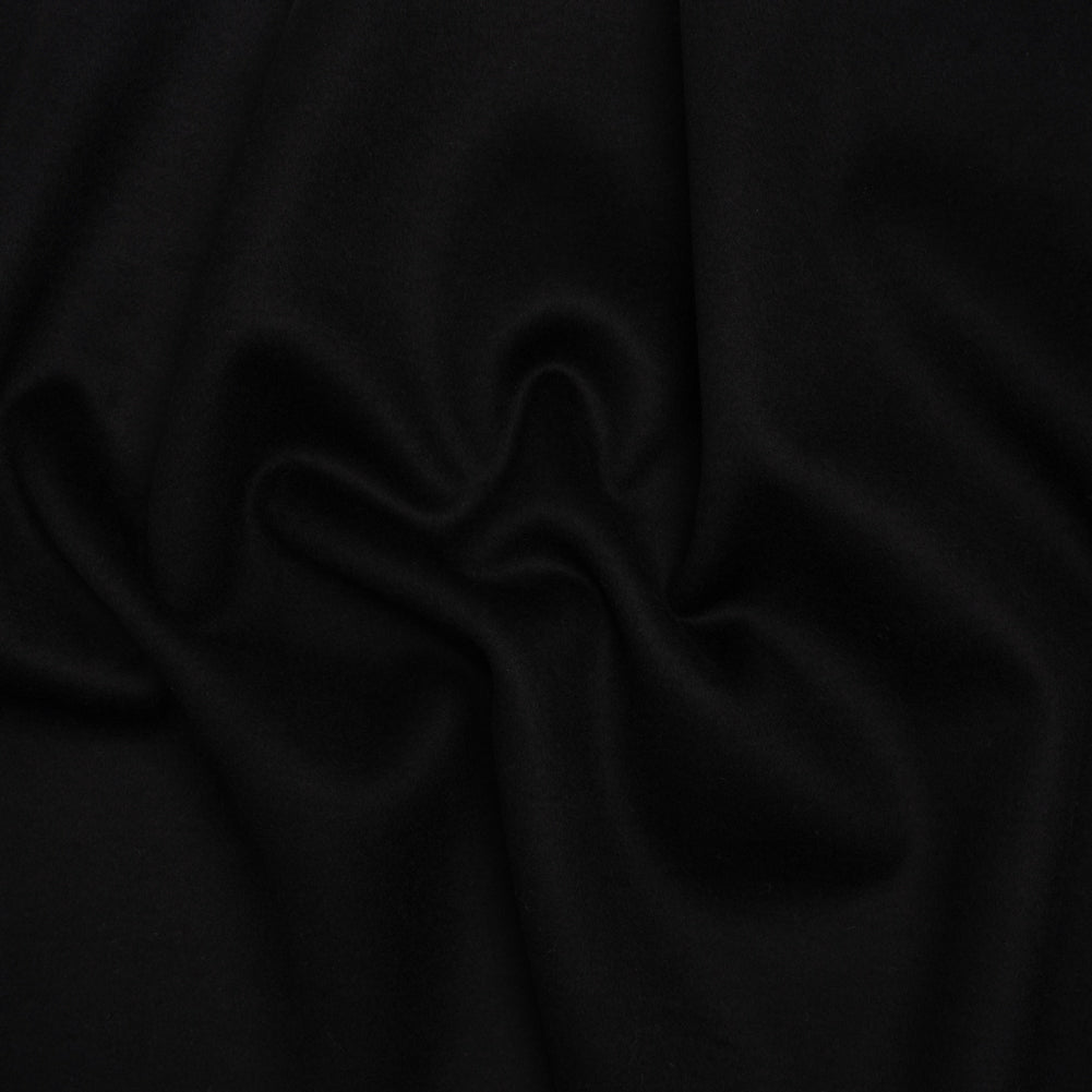 Brushed Cashmere and Wool Coating Double Face - Black - Joann Fabrics