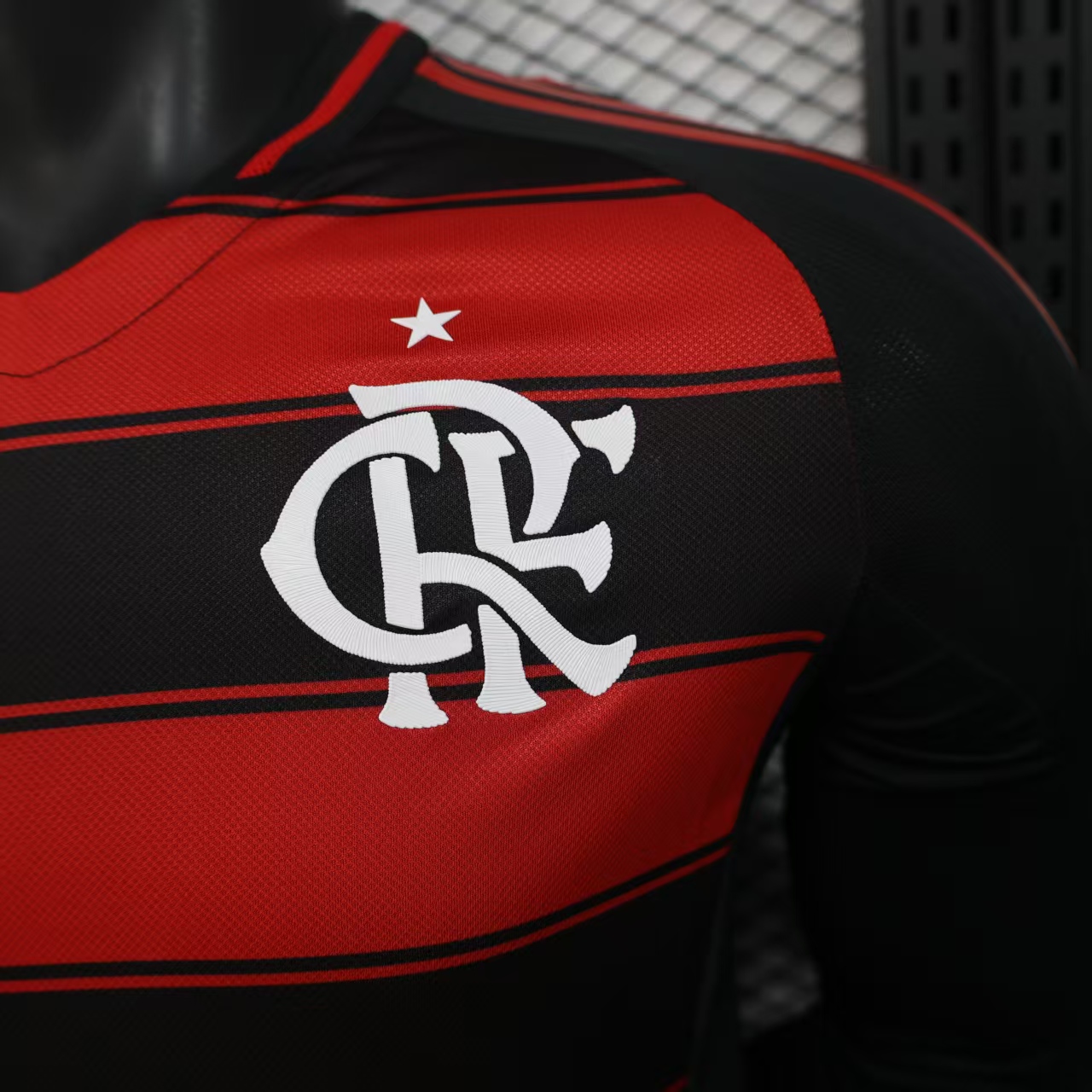 2025/2026 Long Sleeve Player Version Flamengo Home Jersey 1:1 Thai Quality